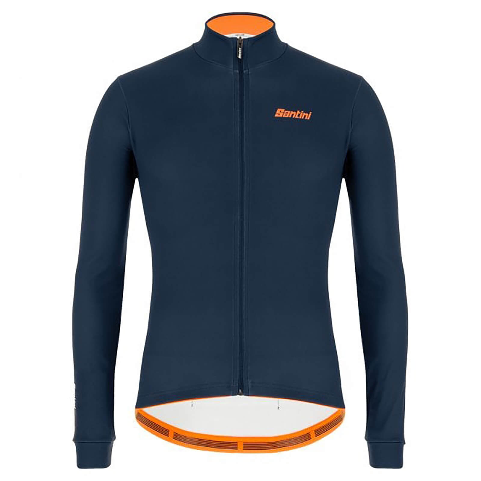 Santini Colore Long Sleeve Jersey - M - Nautica Blue