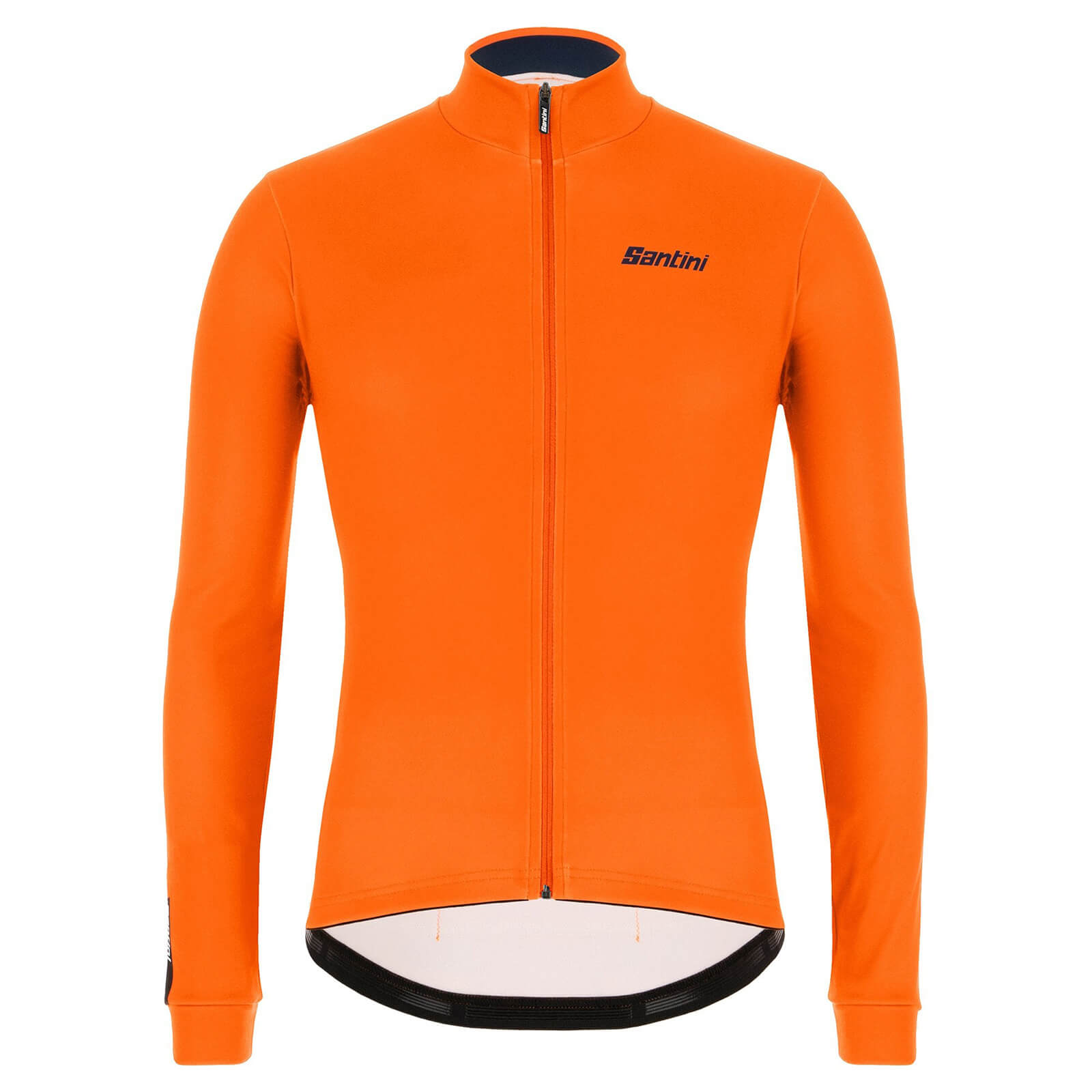 Santini Colore Long Sleeve Jersey - M - Fluo Orange