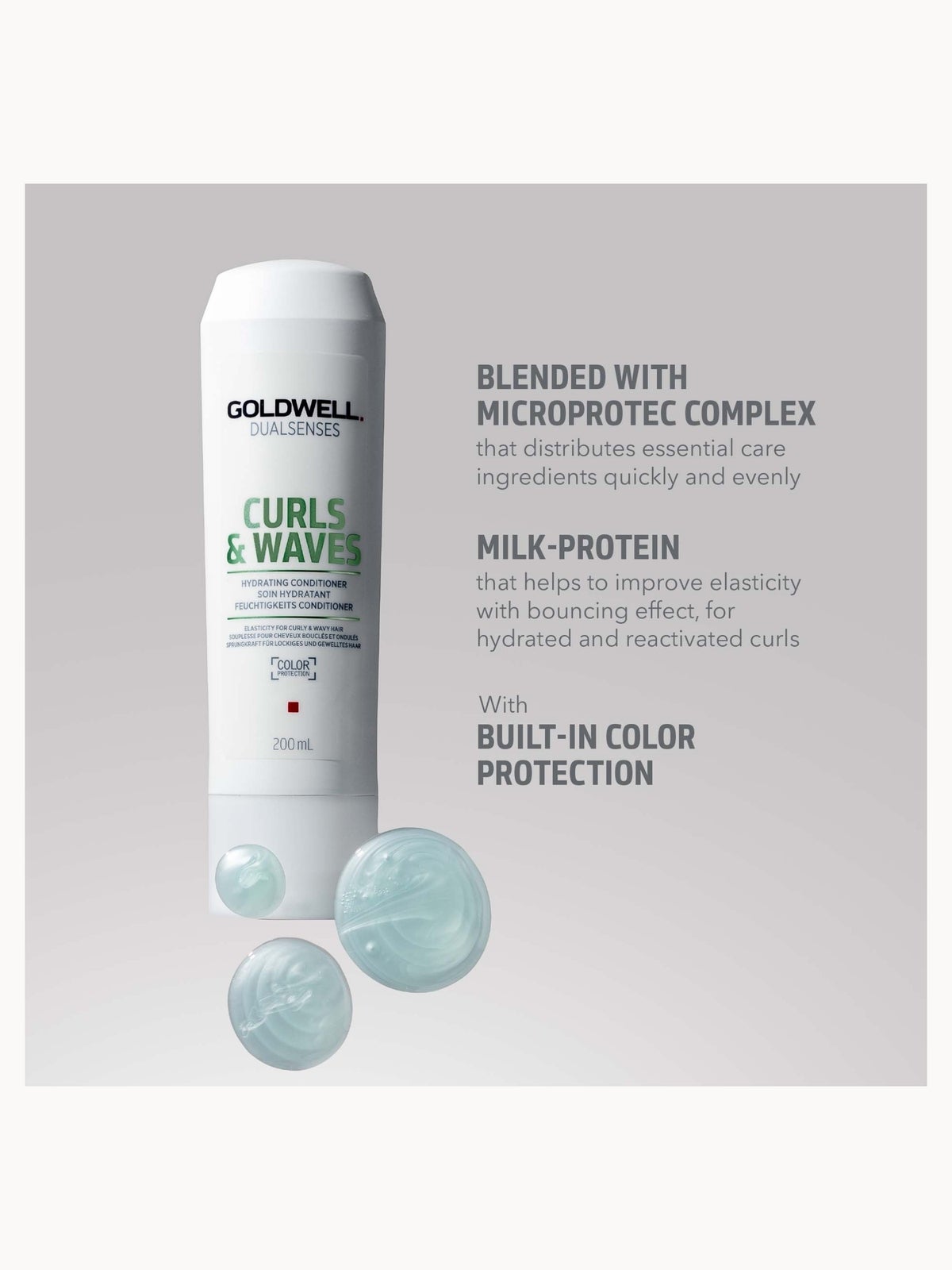 Goldwell Dualsenses Curls And Waves Hydrating Conditioner For Naturally Wavy, Curly And Permed Hair Types 200ml 3