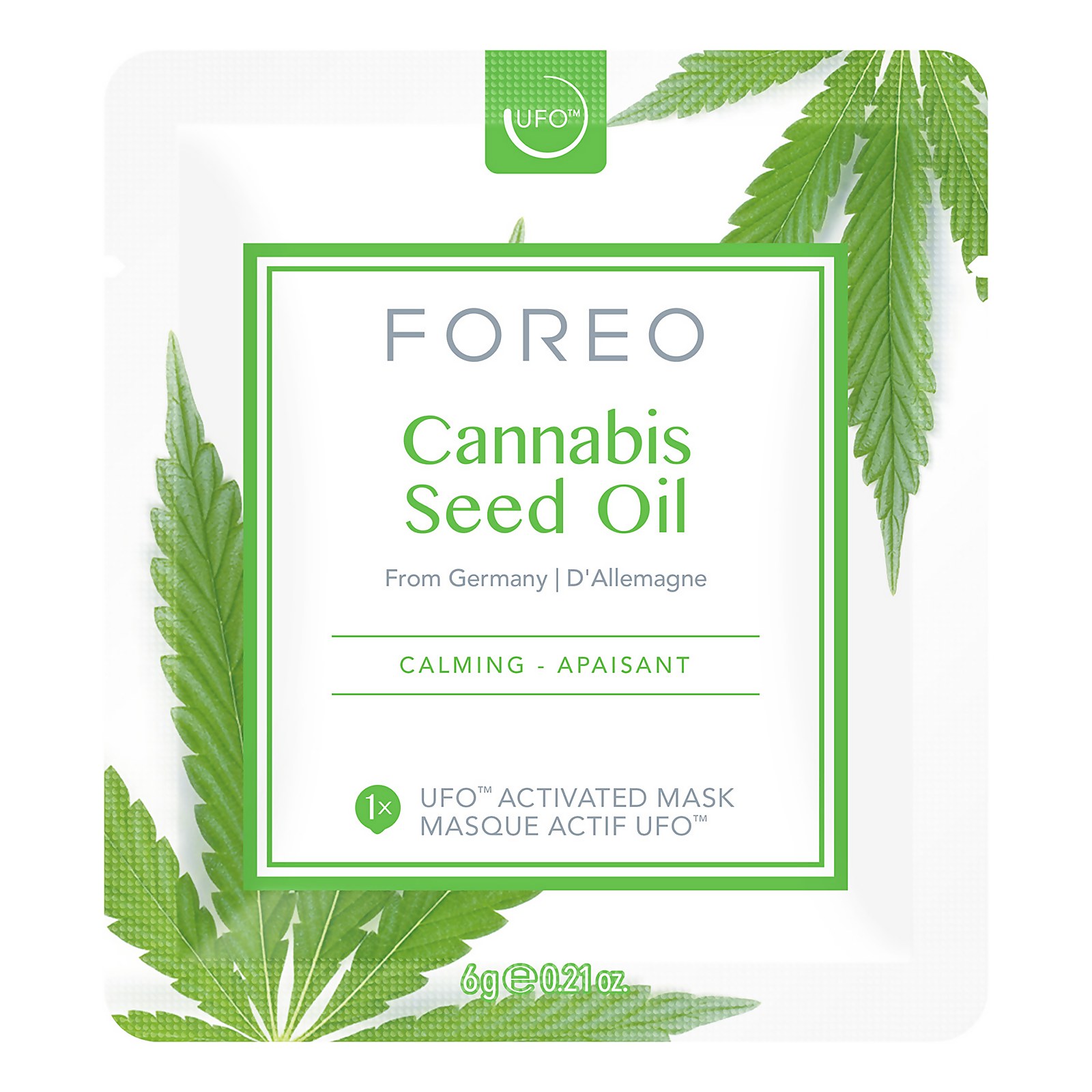 FOREO UFO Cannabis Seed Face Mask (Pack of 6)