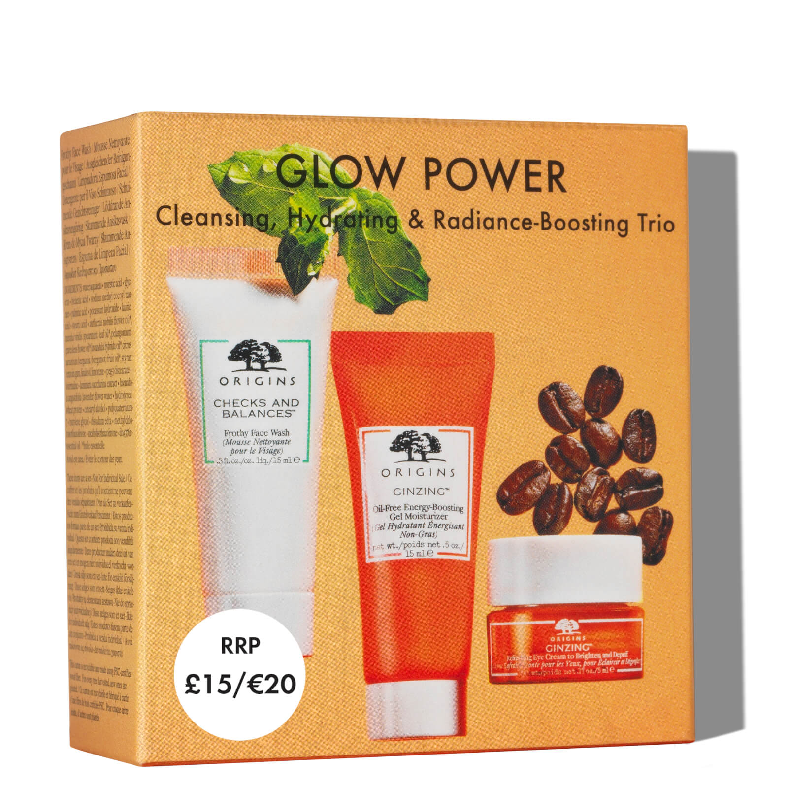 Origins lookfantastic Exclusive Beauty to Go Set Glow Power