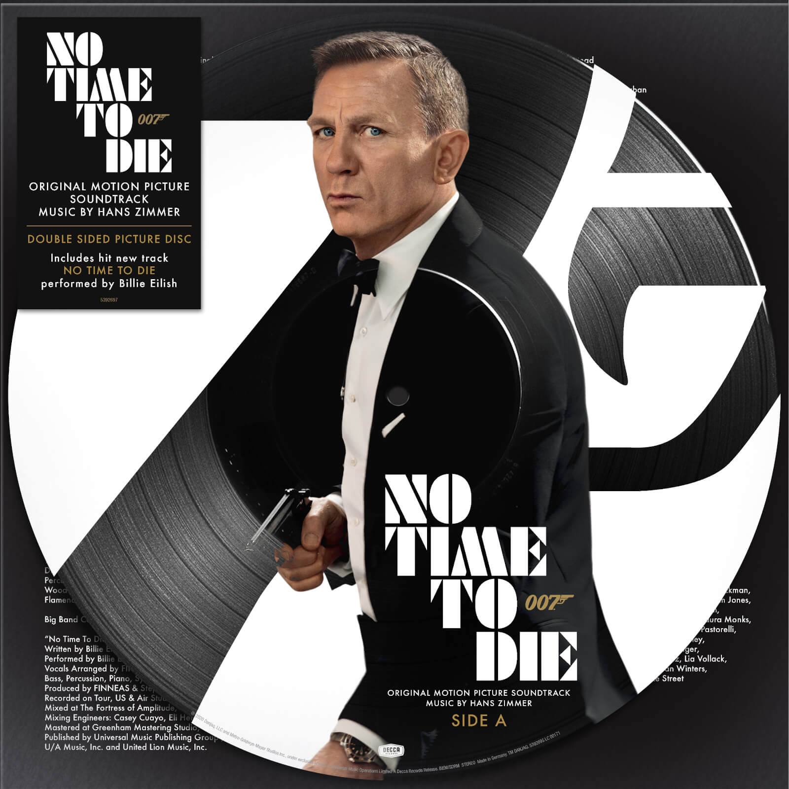James Bond - No Time To Die Soundtrack Limited Edition Picture Disc