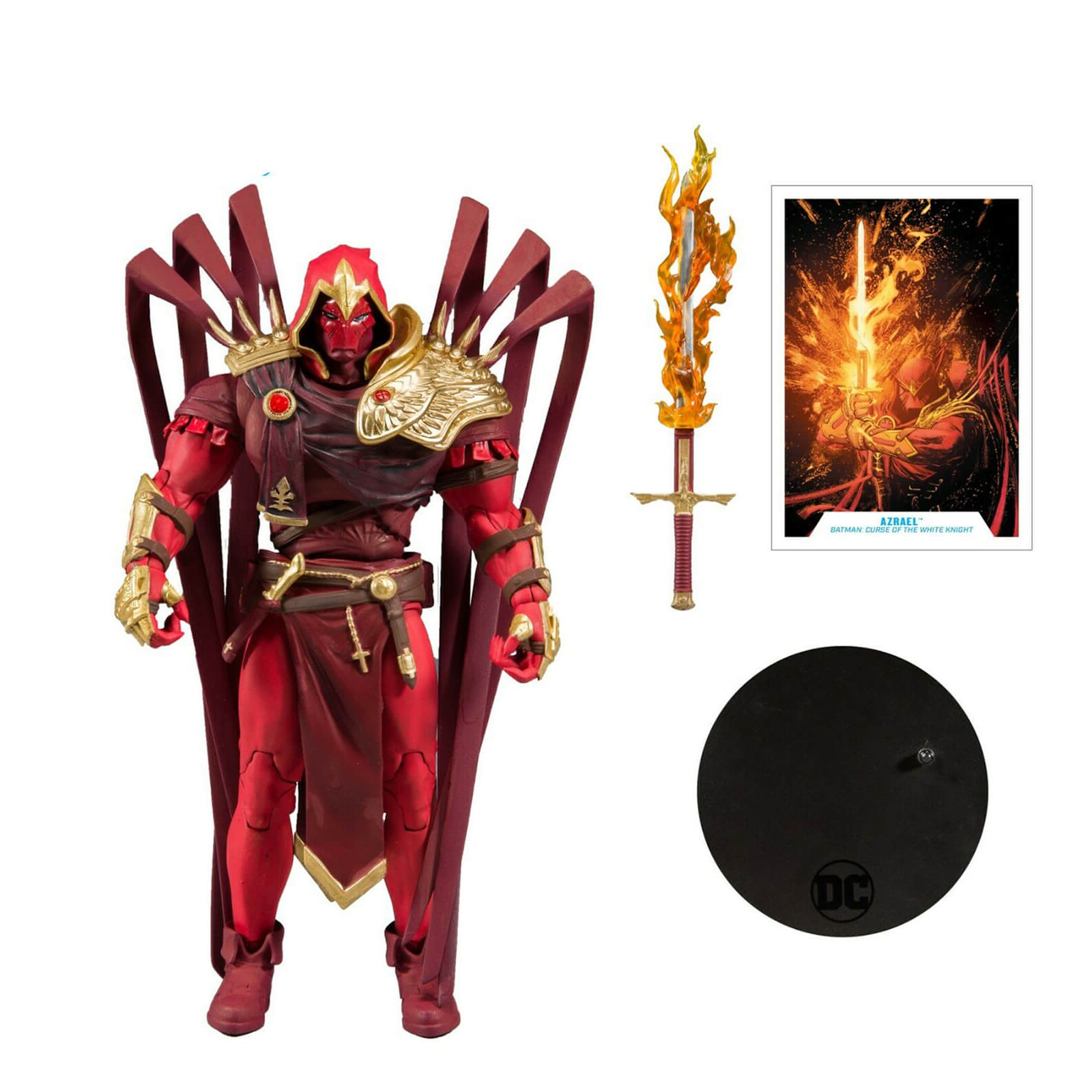 Mcfarlane Dc Multiverse 7 Action Figure White Knight Azrael Merchandise Zavvi Australia