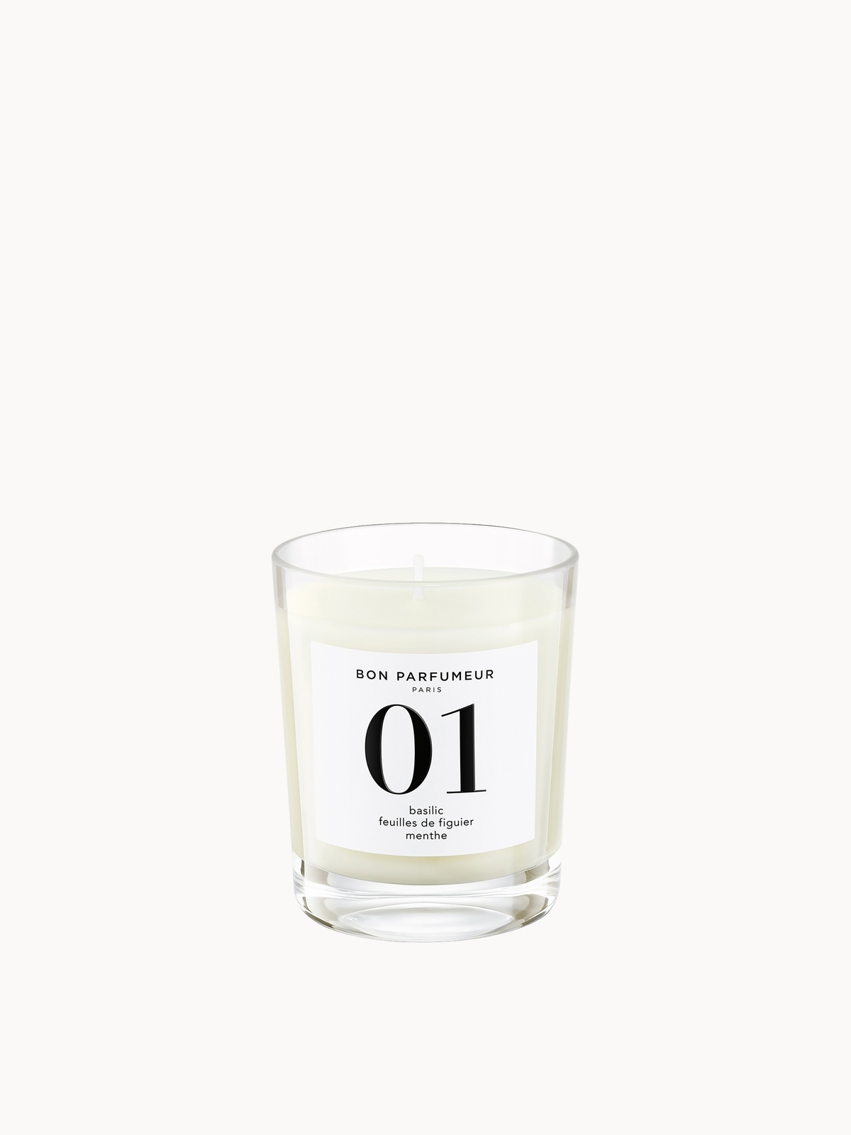 Bon Parfumeur 01 Basil Fig Leaf Mint Candle 180g