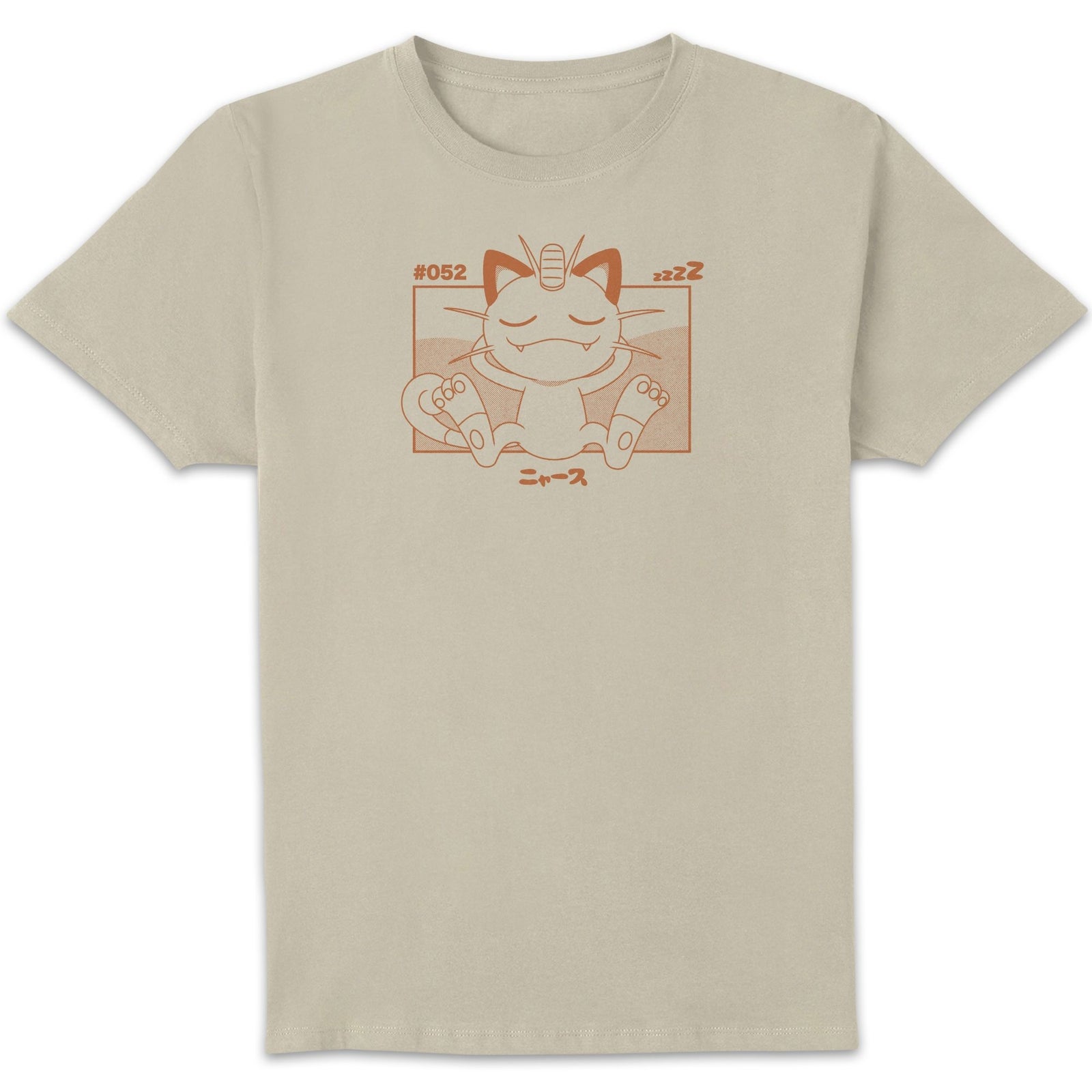 Pokémon Miaouss Unisexe T-Shirt - Blanc Vintage Wash