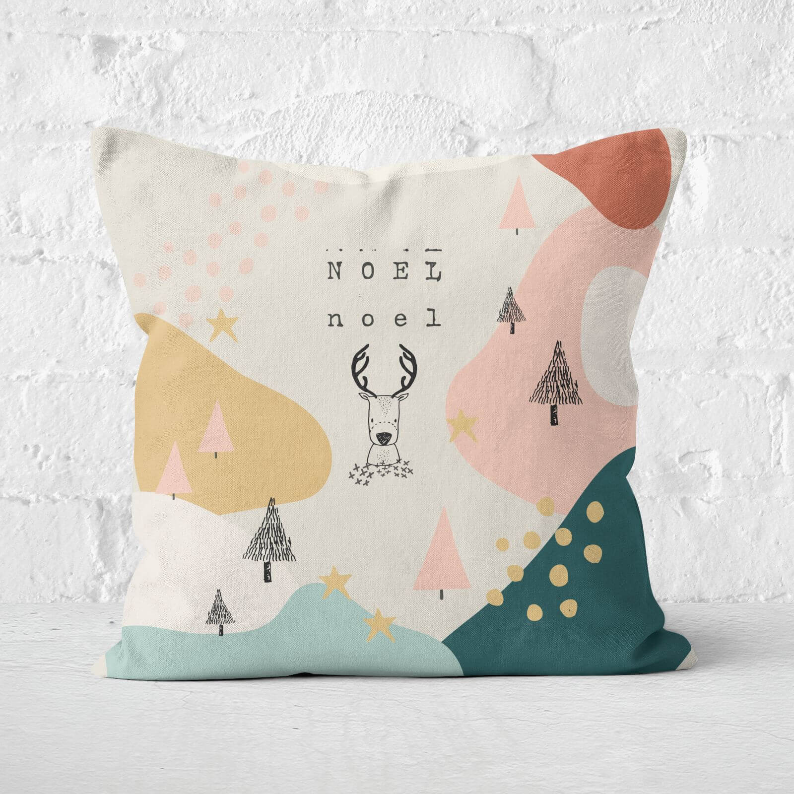Noel Noel Square Cushion - 60x60cm - Soft Touch