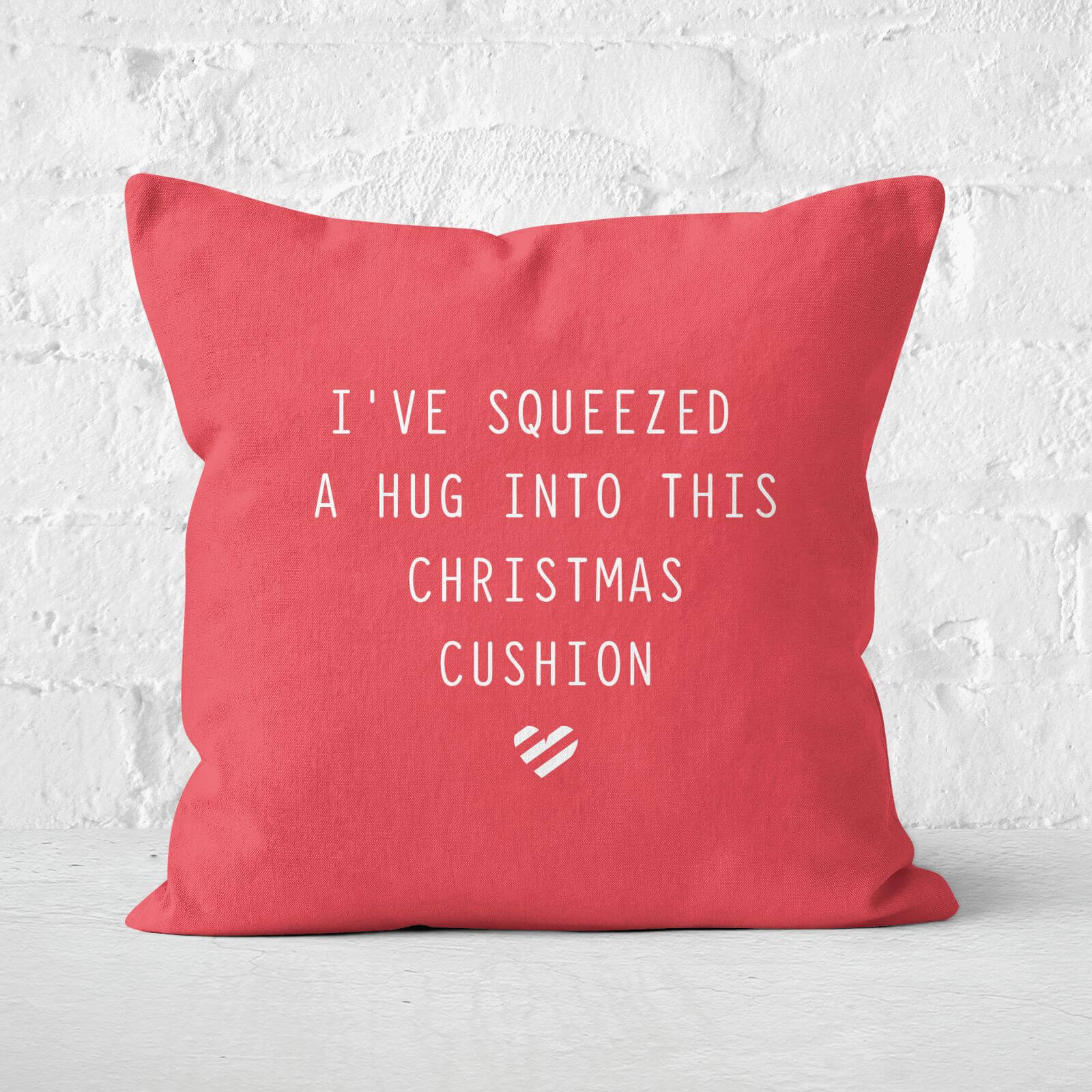Christmas Hug Cushion Square Cushion - 50x50cm - Soft Touch