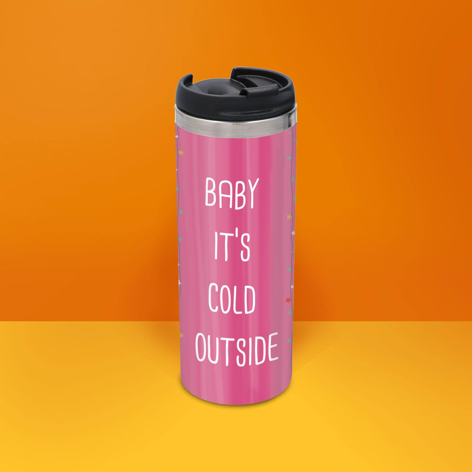 Baby It's Cold Outside Stainless Steel Thermo Travel Mug