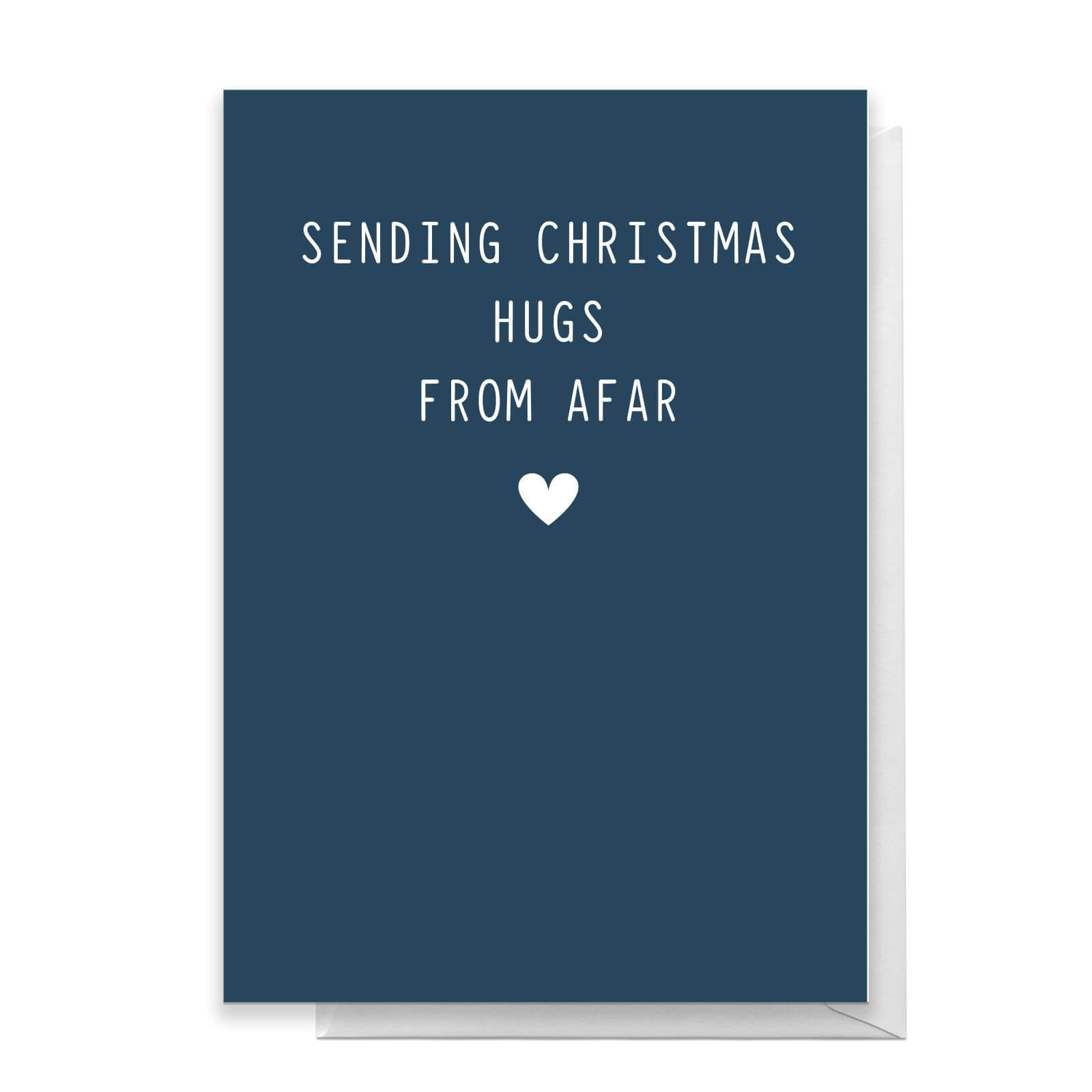 Sending Christmas Hugs From Afar Greetings Card - Standard Card