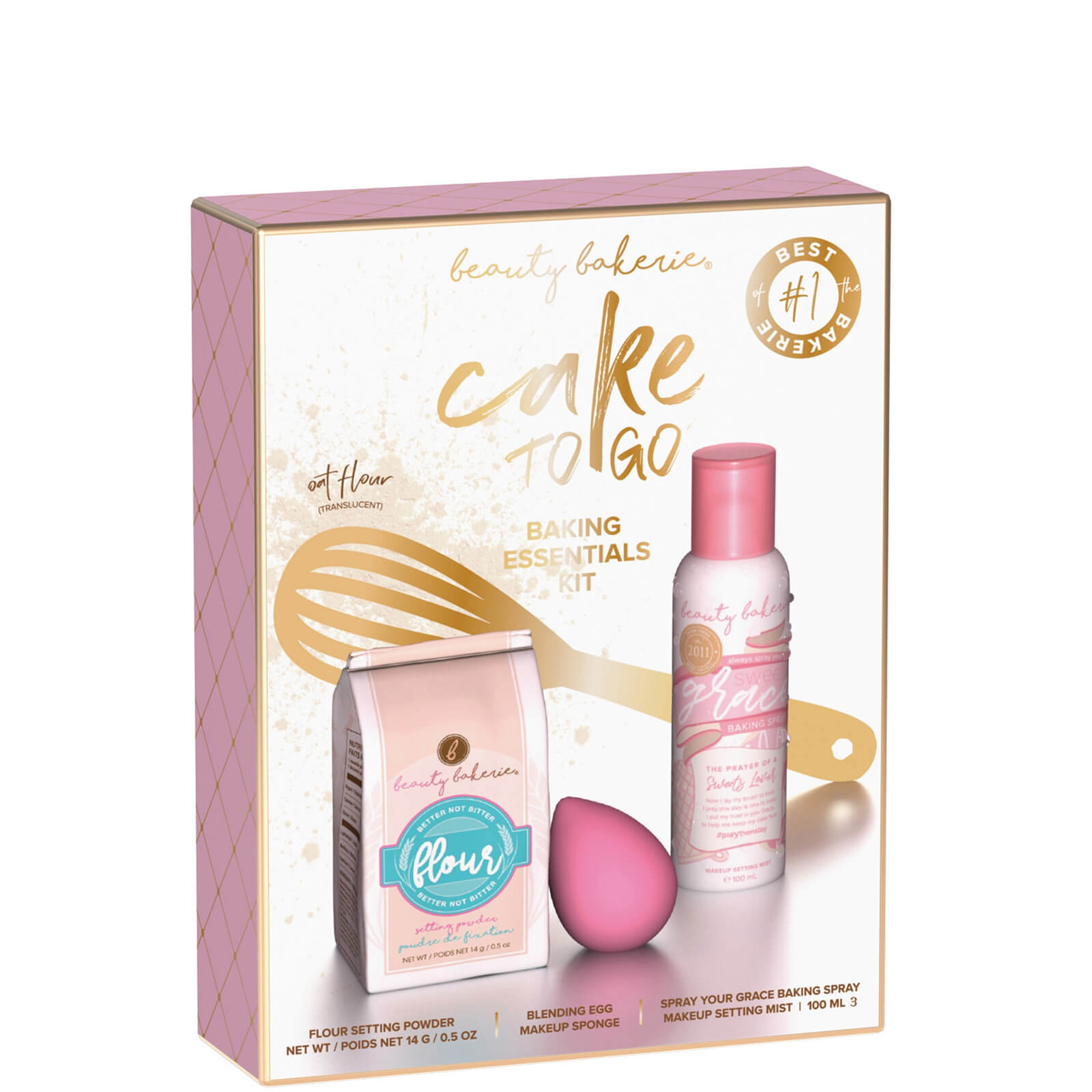 Beauty Bakerie Cake to Go-Baking Essential Kit (Various Shades) - Oat