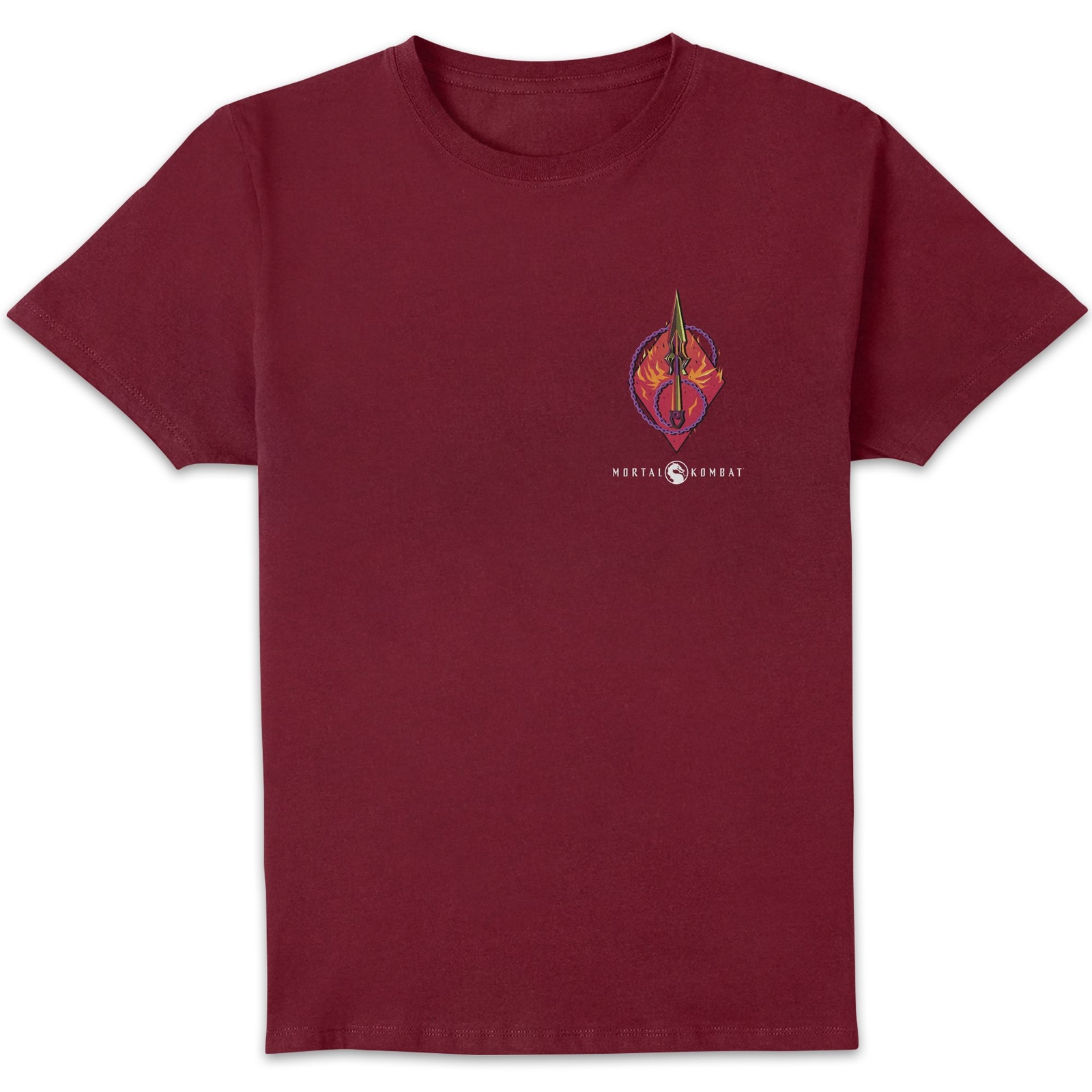 Mortal Kombat Scorpion Unisex T-Shirt - Burgundy - M