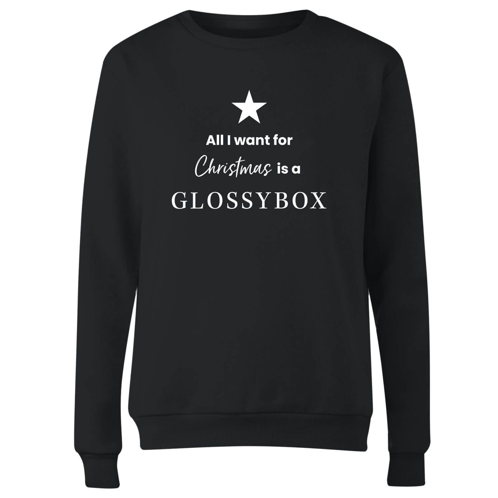 GLOSSYBOX  All I Want For Christmas  Weihnachtspullover - Schwarz - XS - Schwarz