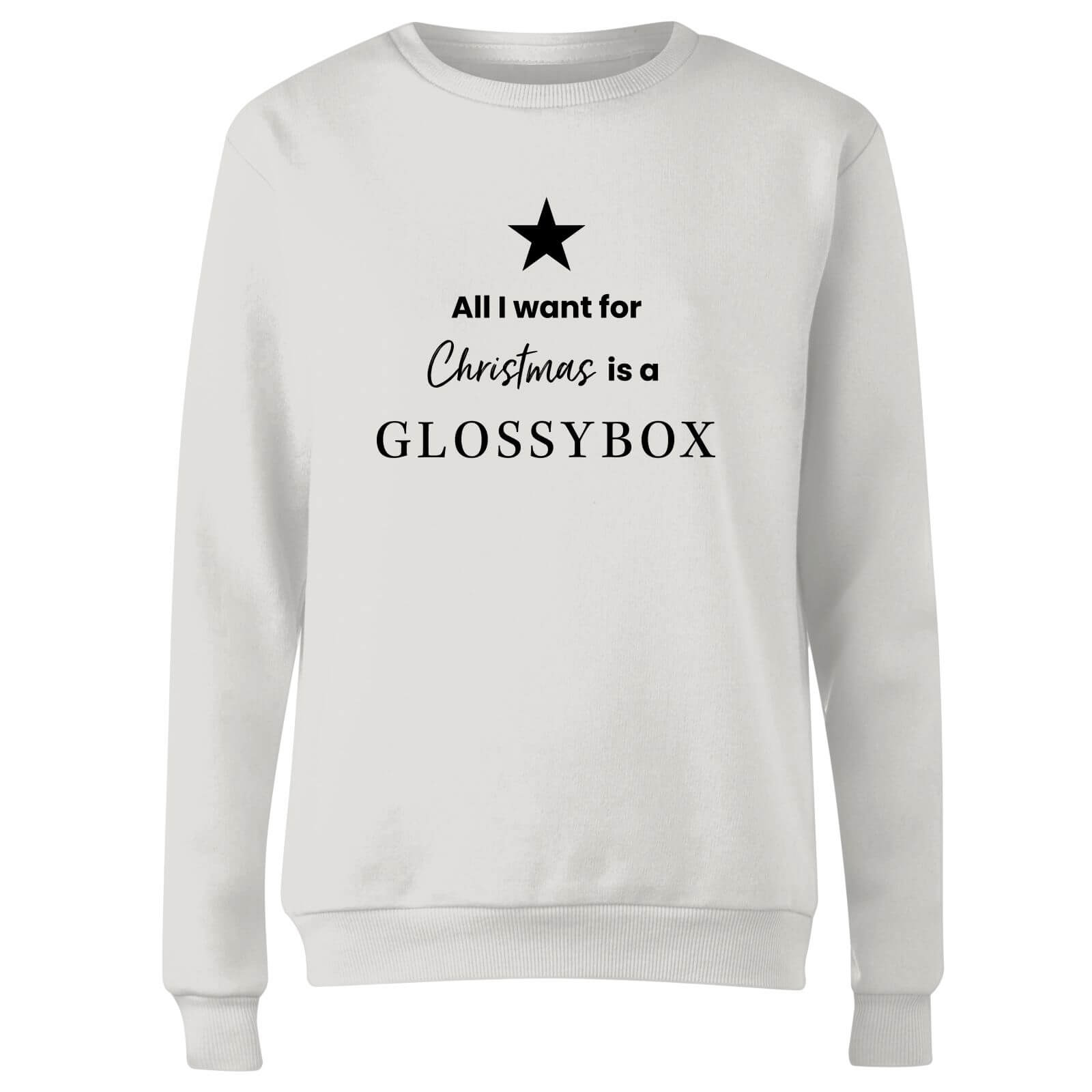 GLOSSYBOX  All I Want For Christmas  Weihnachtspullover - Weiß - XS - Weiß