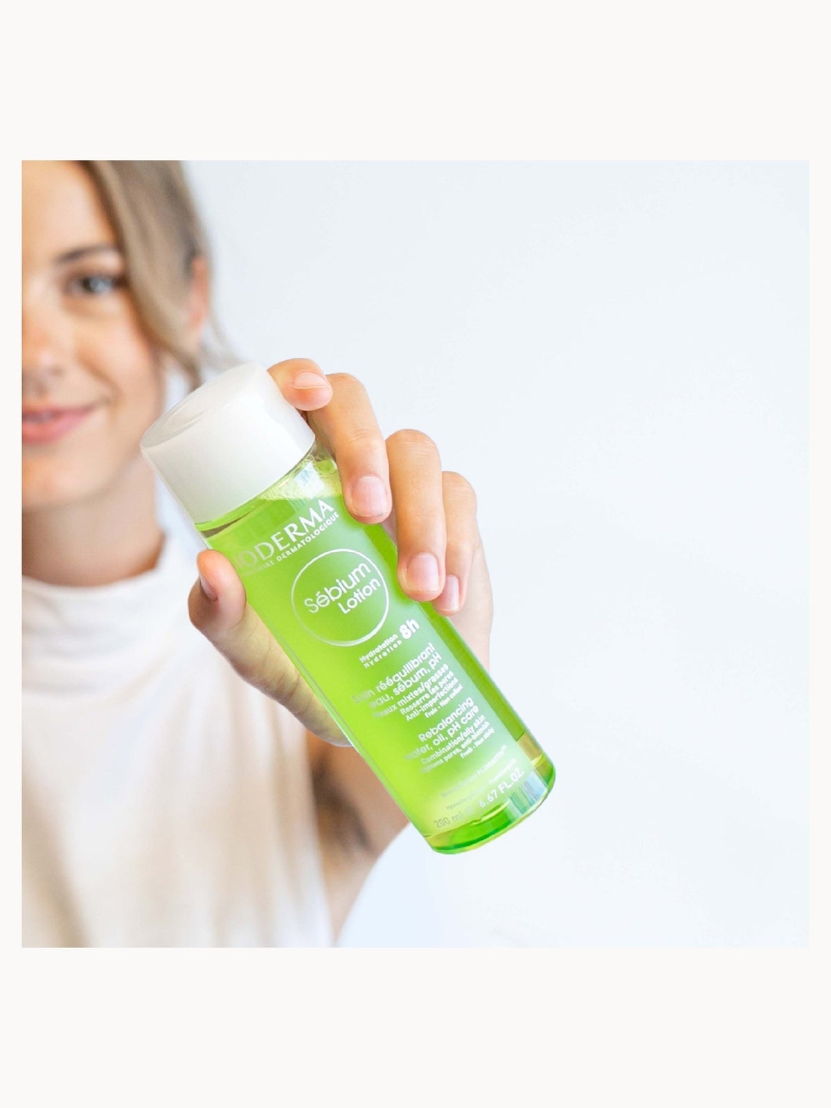 Bioderma Sebium Rebalancing Lotion Toner for oily, acne-prone skin for 8h hydration 200ml 3