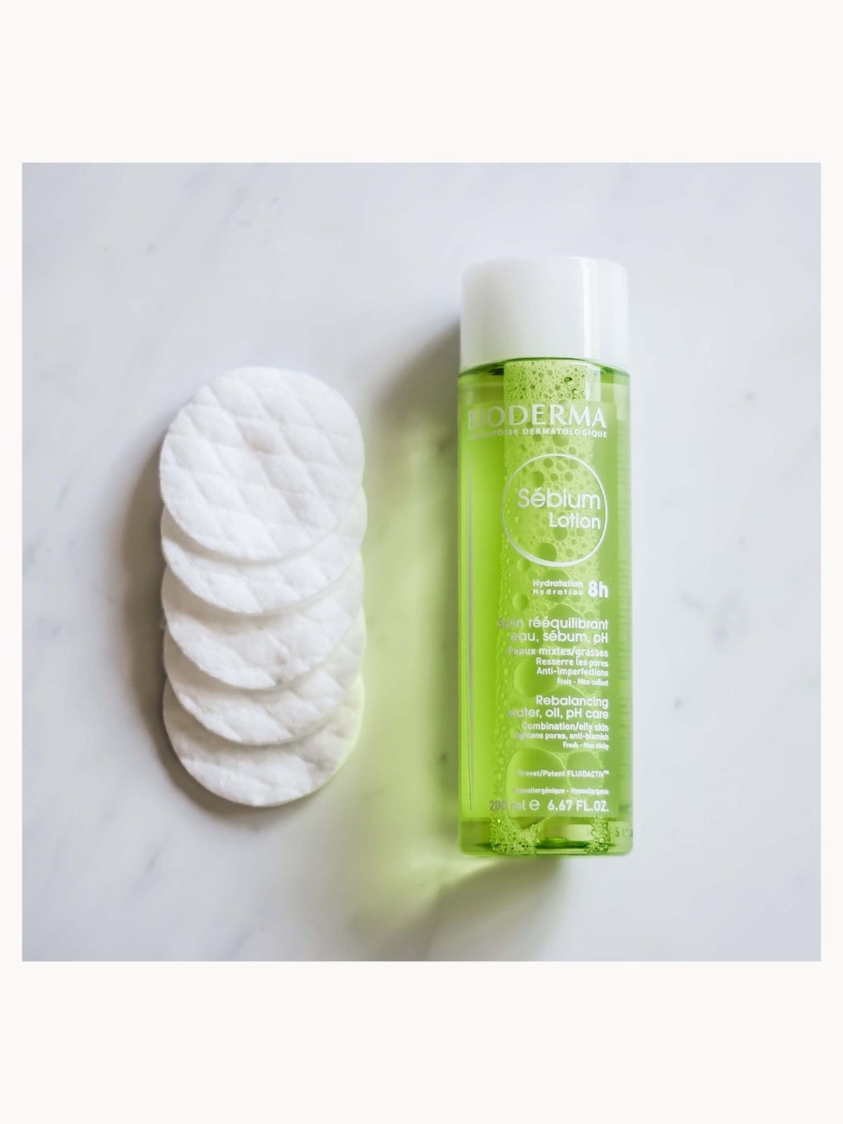 Bioderma Sebium Rebalancing Lotion Toner for oily, acne-prone skin for 8h hydration 200ml 4