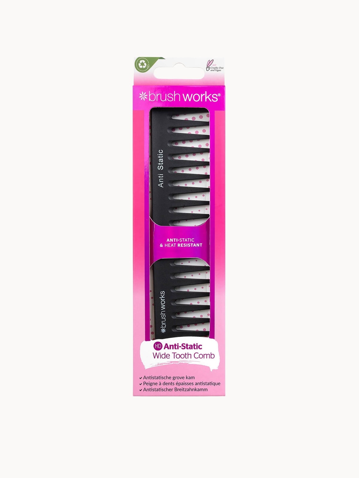 brushworks HD Anti-Static Wide Tooth Comb 4