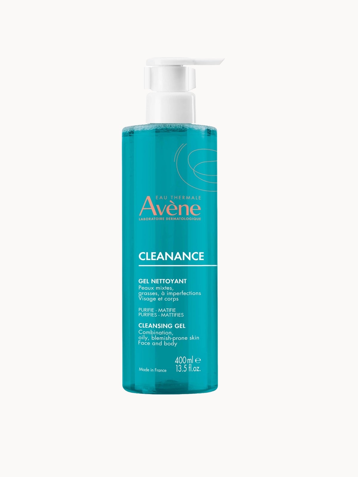 Avène Cleanance Cleansing Gel For Oily, Blemish Prone Skin 400ml