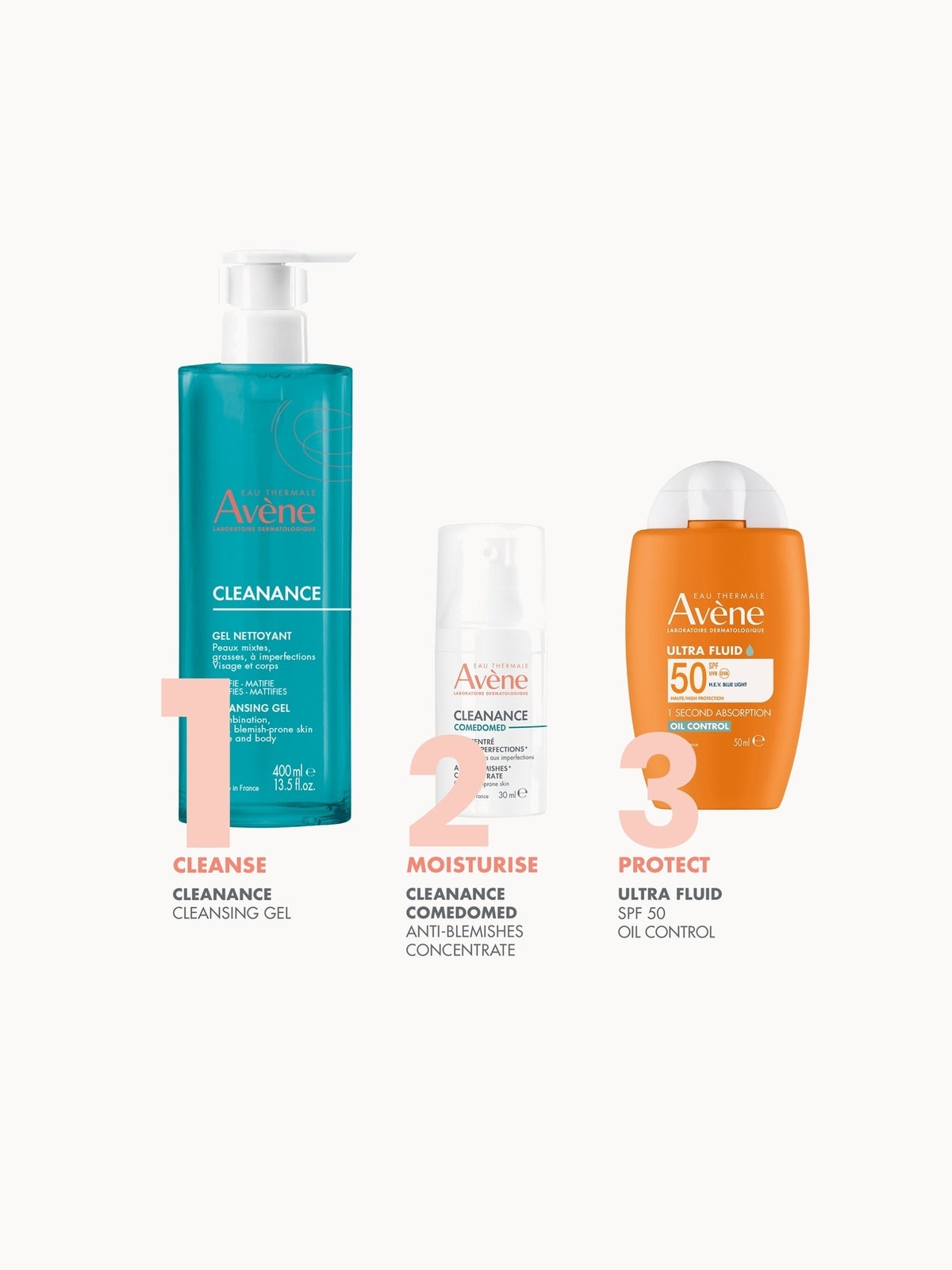 Avène Cleanance Cleansing Gel For Oily, Blemish Prone Skin 400ml 4