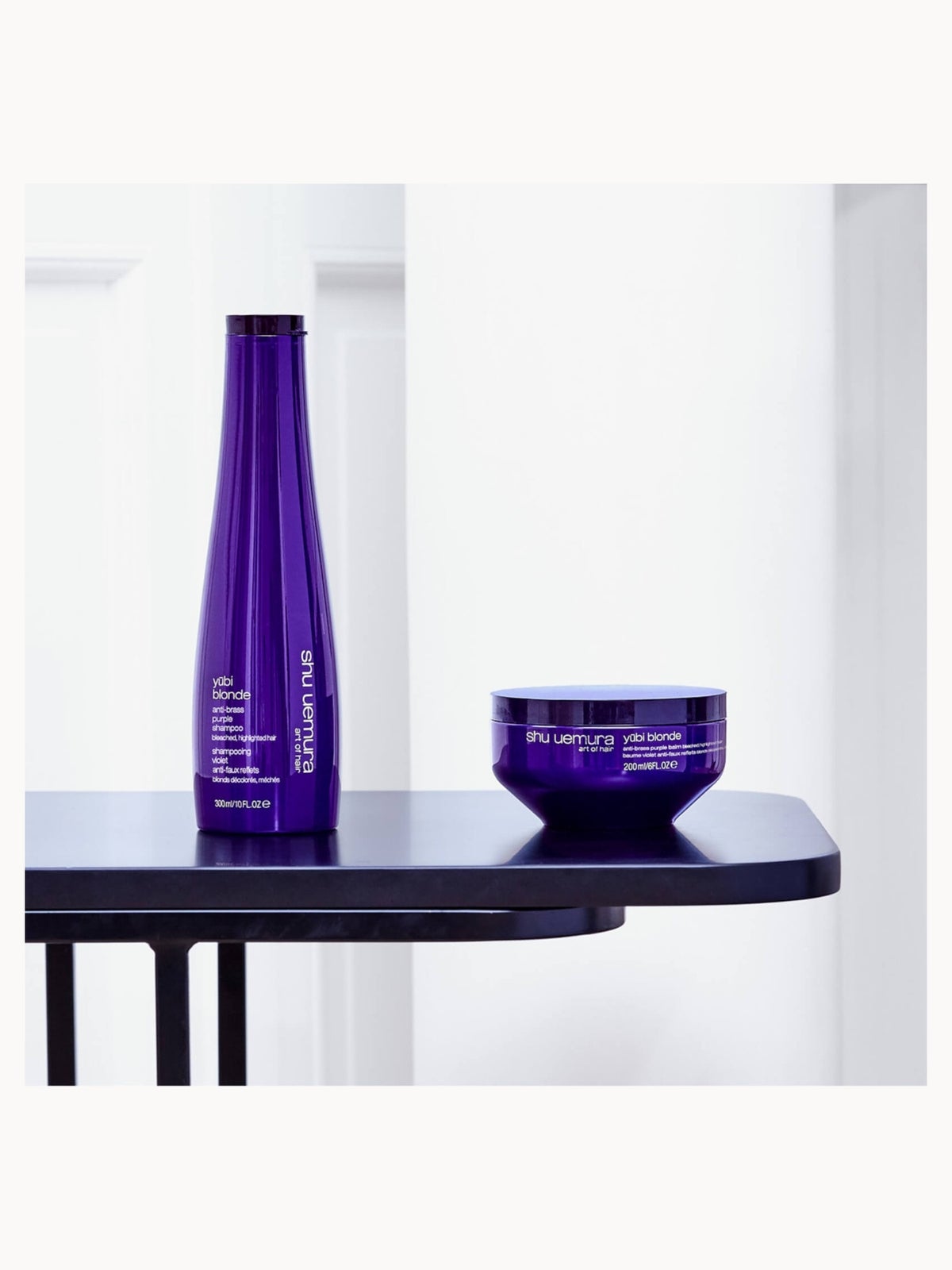 Shu Uemura Art of Hair Yubi Blonde Anti-Brass Purple Shampoo for Bleached, Highlighted Blonde Hair 300ml 3