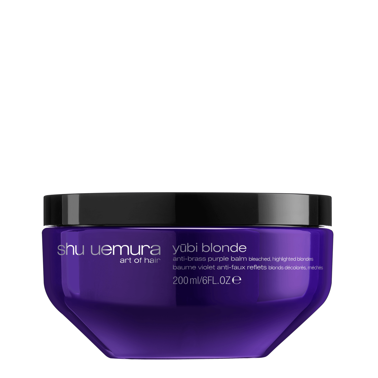 Shu Uemura Art of Hair Yubi Blonde Anti-Brass Purple Balm for Bleached, Highlighted Blonde Hair 200ml