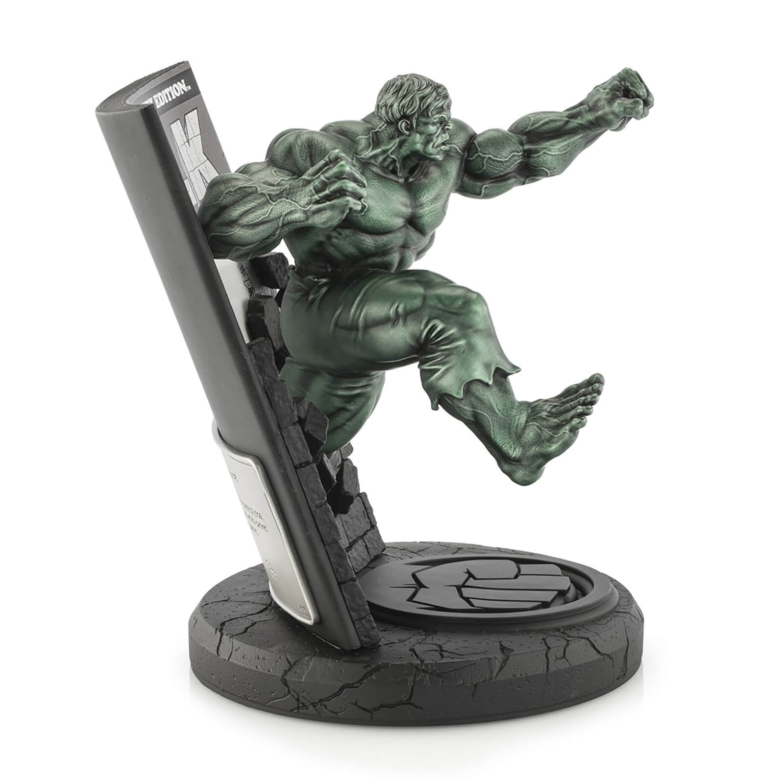 Royal Selangor Hulk Marvel Treasury Édition Statuette en Édition limitée Gamma Green