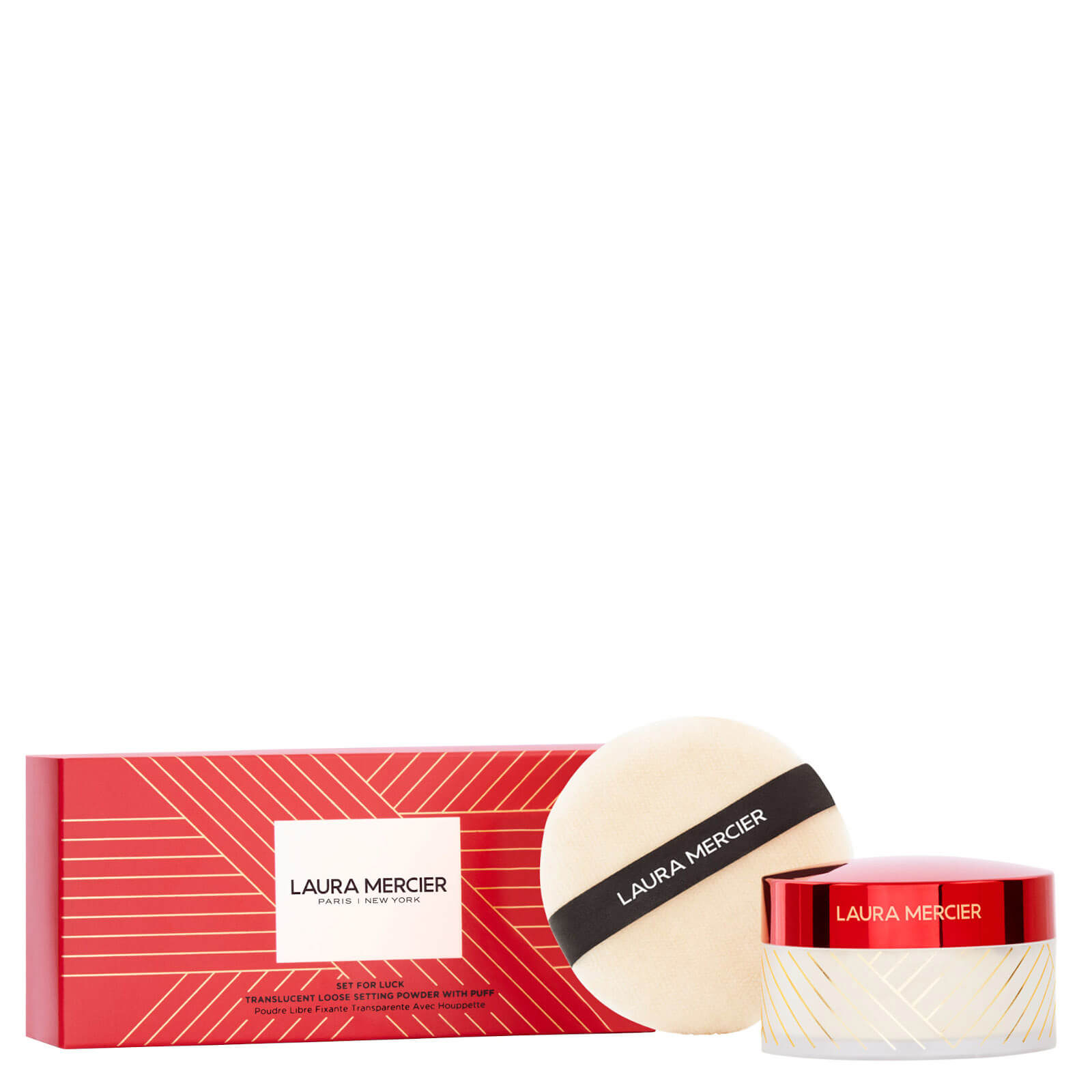 Laura Mercier Set for Luck Translucent Loose Setting Powder with Puff - Translucent