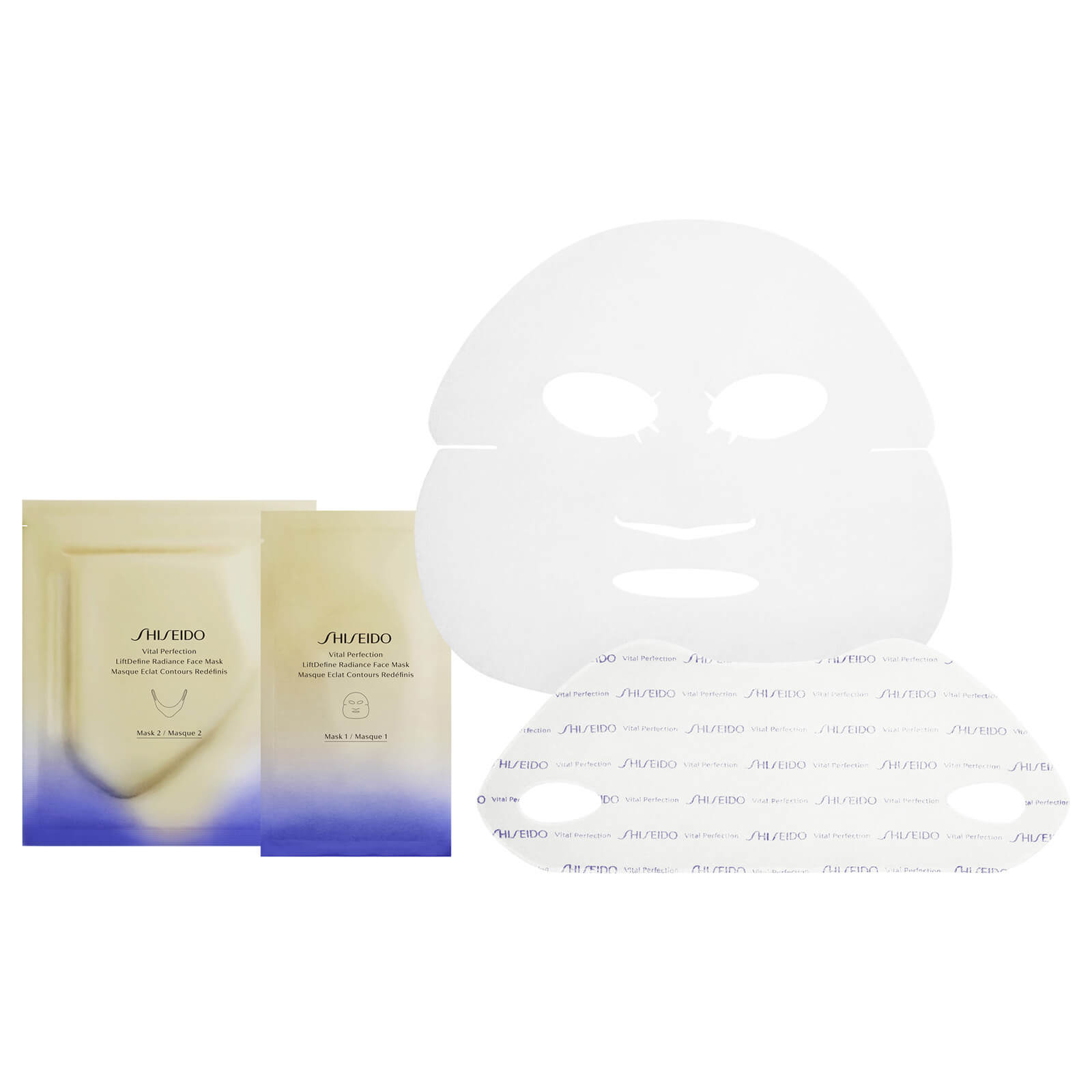Shiseido Exclusive Vital Perfection LiftDefine Radiance Face Mask (Pack of 6)