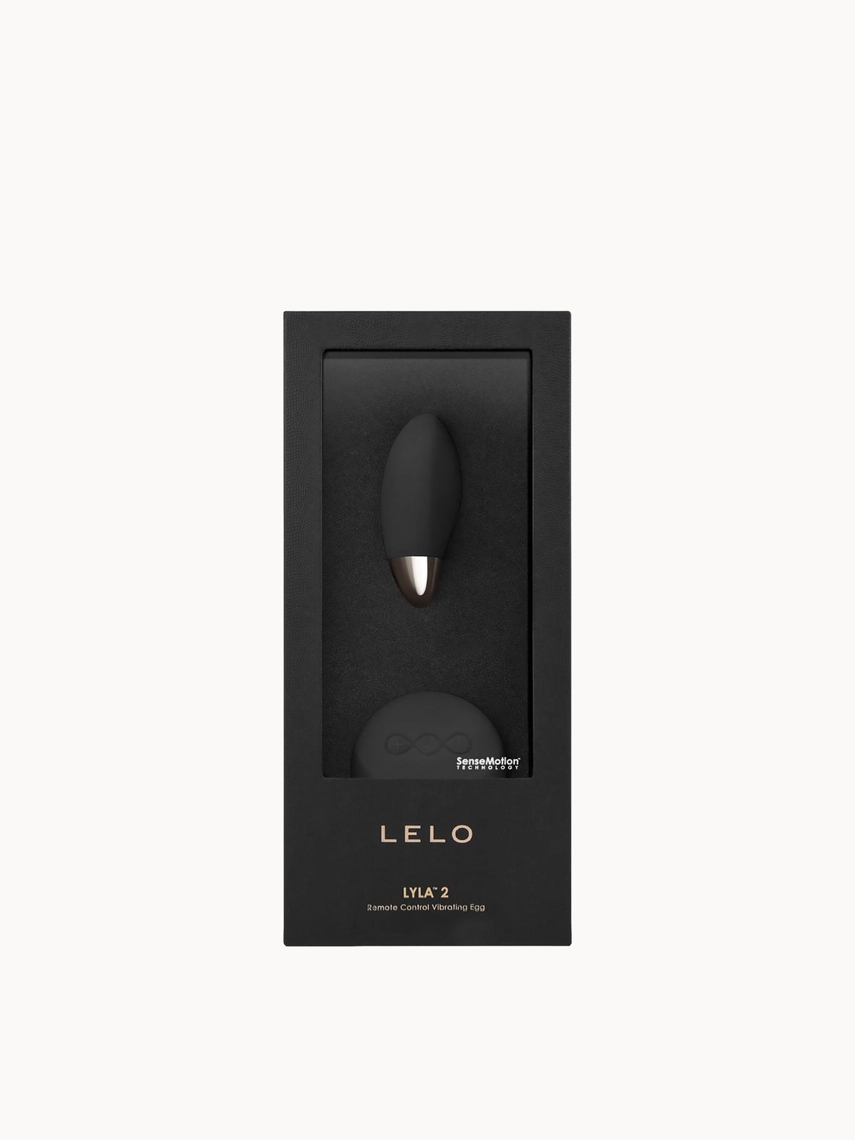 LELO Lyla 2 Sex Bullet Massager with Sense Motion Technology (Various Shades) - Black with Sense Motion Technology 2