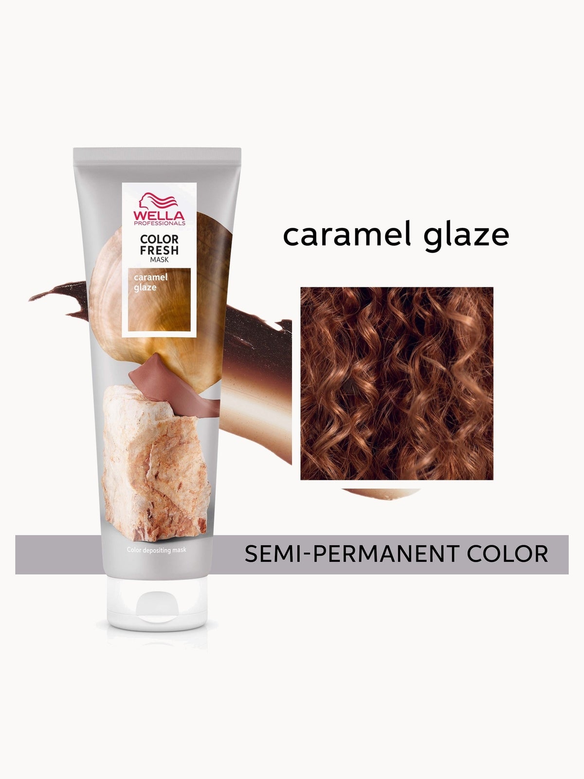 Wella Professionals Care Color Fresh Semi-Permanent Colour Mask - Caramel Glaze 150ml 2