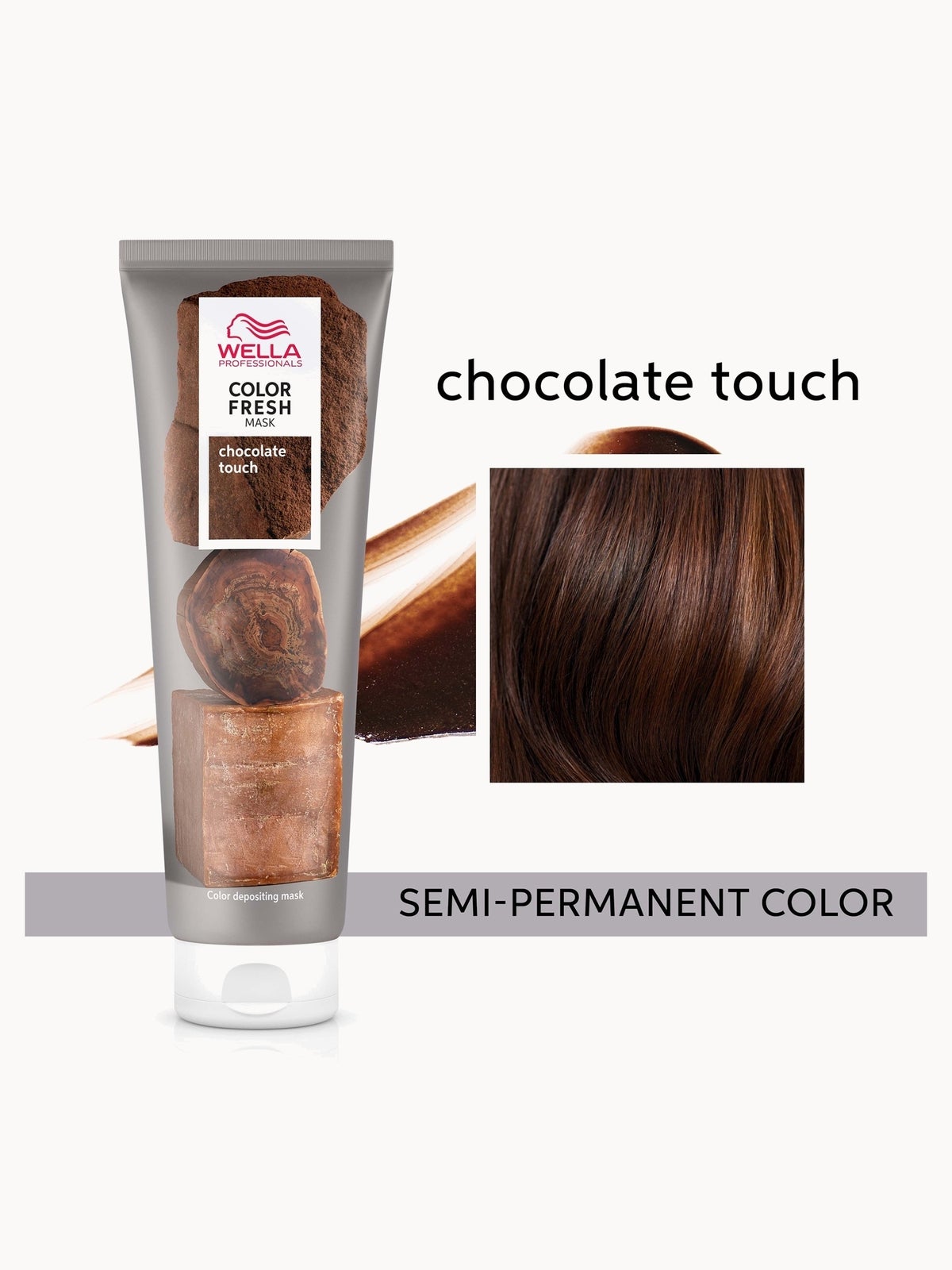 Wella Professionals Care Color Fresh Semi-Permanent Colour Mask - Chocolate Touch 150ml 2
