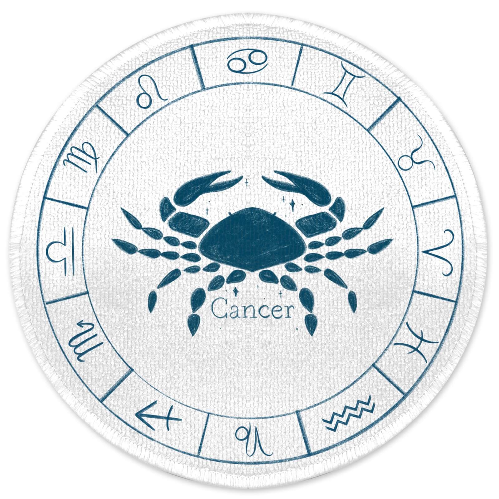 Decorsome Cancer Circle Round Bath Mat