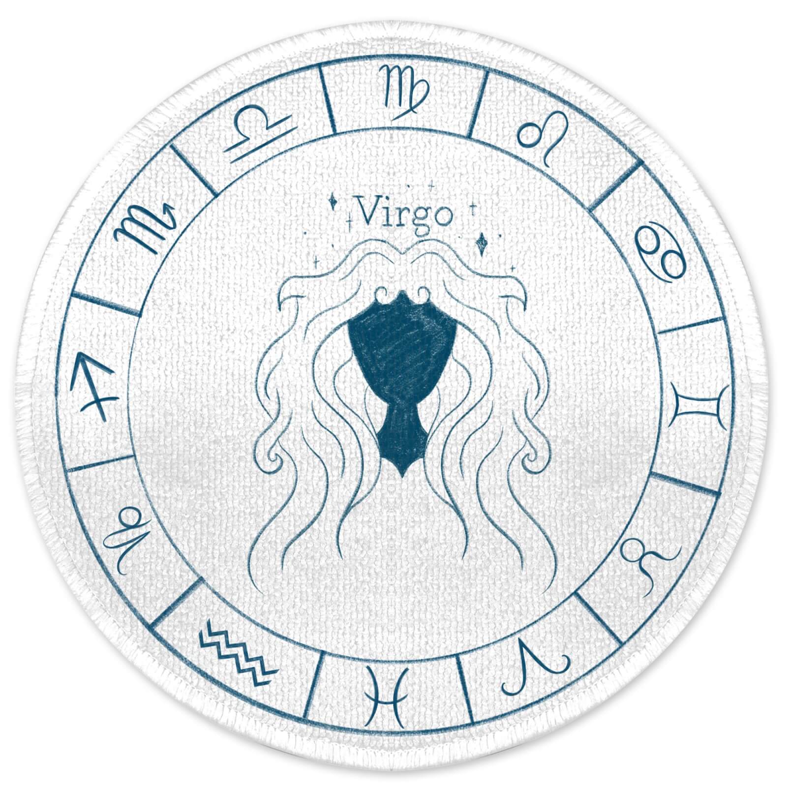 Decorsome Virgo Circle Round Bath Mat