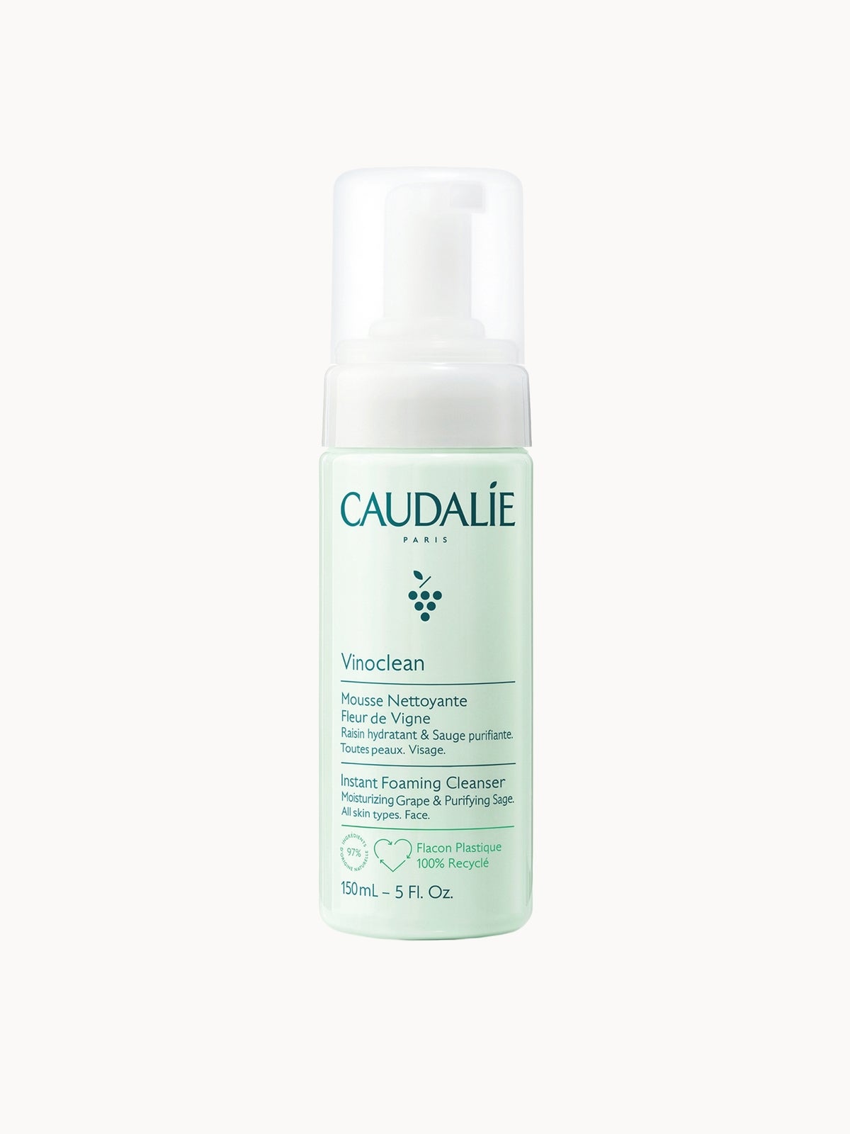 Caudalie Vinoclean Gentle Foam Cleanser 150ml