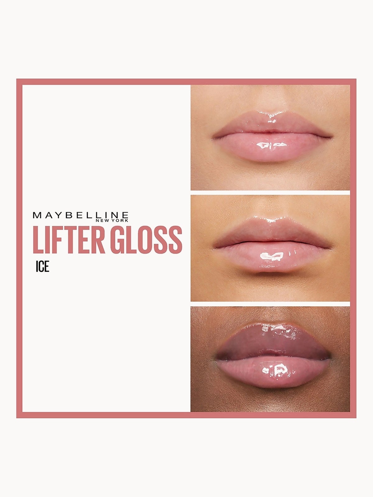 Maybelline Lifter Gloss Hydrating Lip Gloss with Hyaluronic Acid 5g (Various Shades) - 002 Ice 4