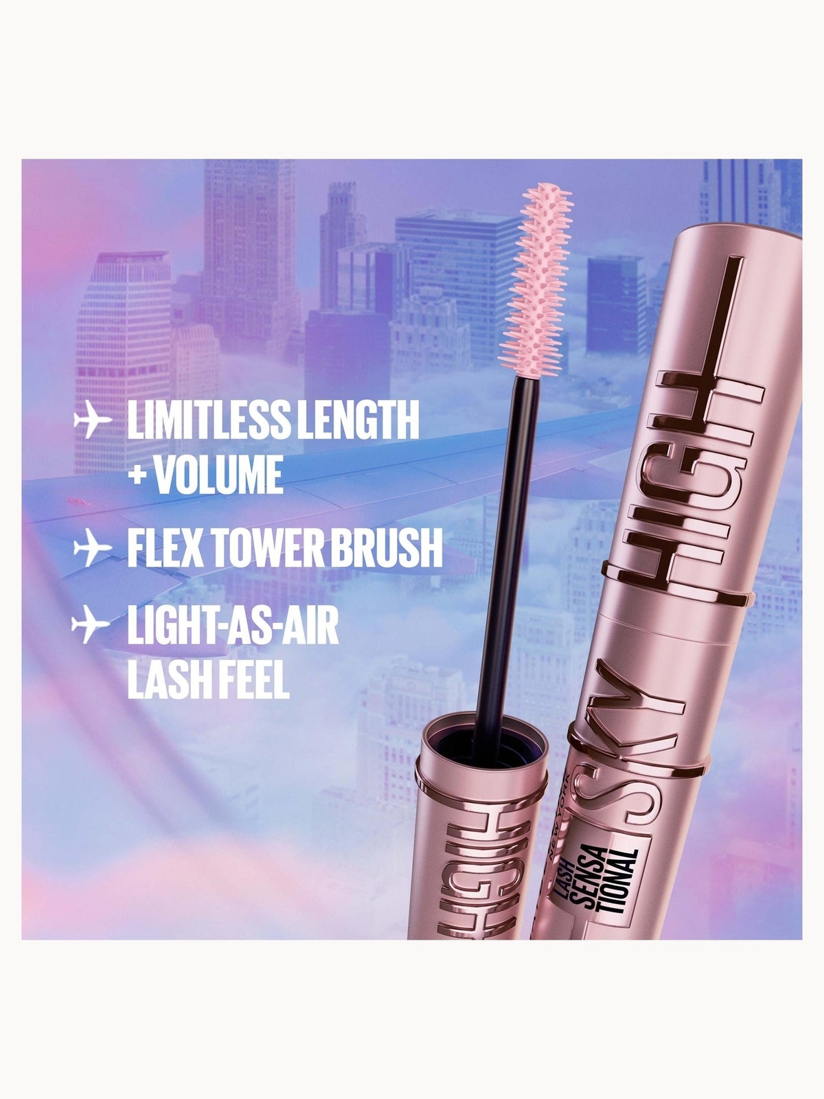 Maybelline Lash Sensational Sky High Mascara - 01 Black 7.2ml 3