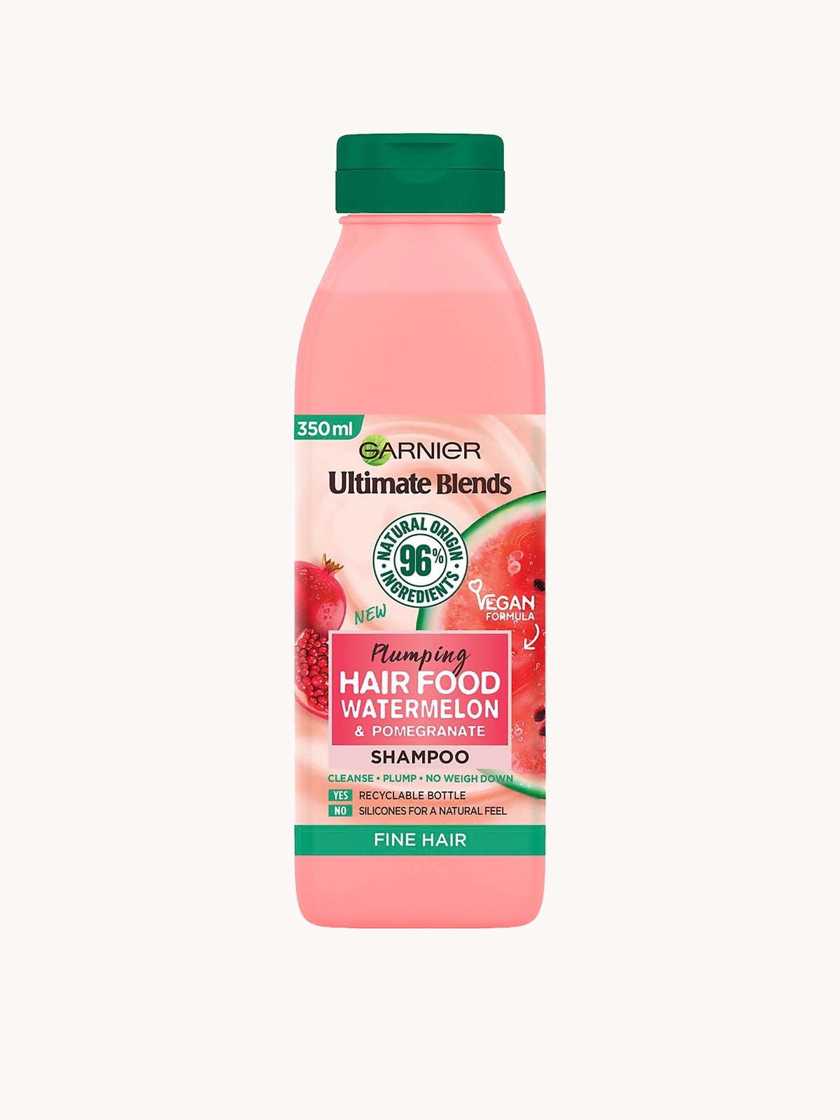 Garnier Ultimate Blends Plumping Hair Food Watermelon Shampoo 350ml