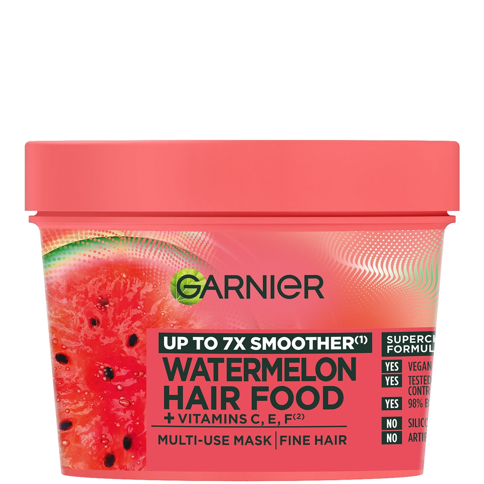 Garnier Ultimate Blends Plumping Hair Food Watermeloen 3-in-1 Maskerbehandeling 390 ml