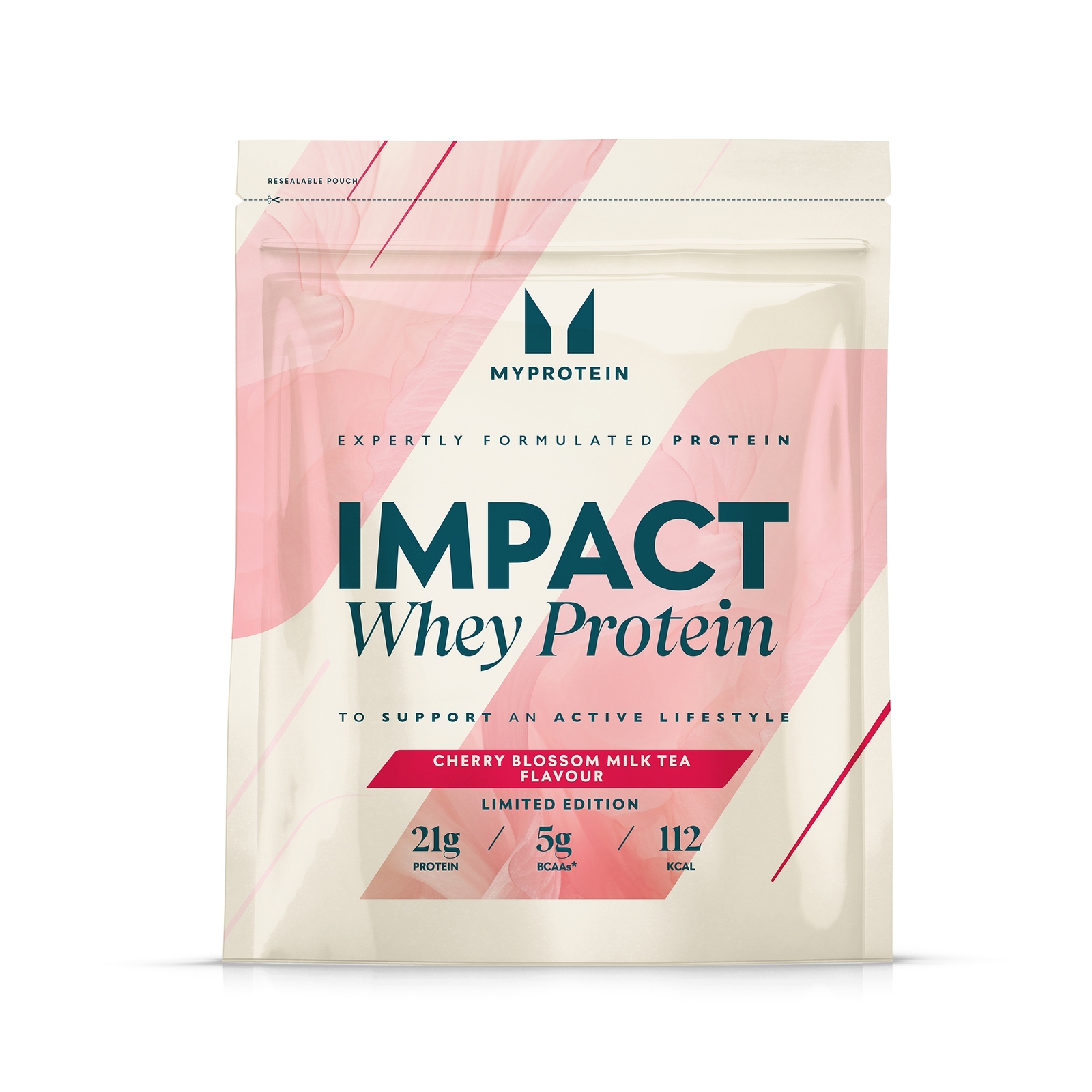 Myprotein UK MyProtein Impact Whey Protein Powder - 1kg - Cherry Blossom Strawberry Milk