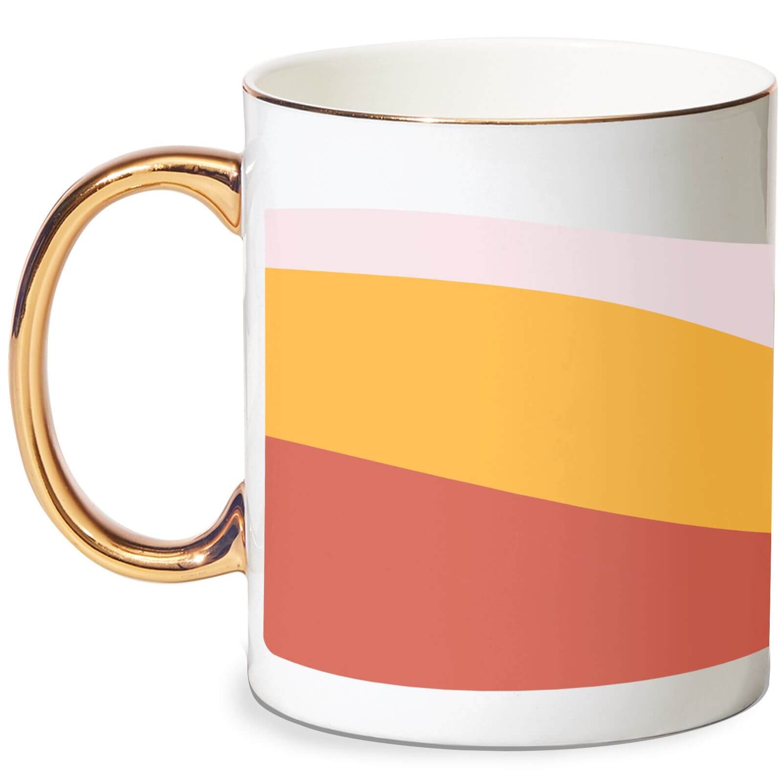 Autumn Colours Bone China Gold Handle Mug