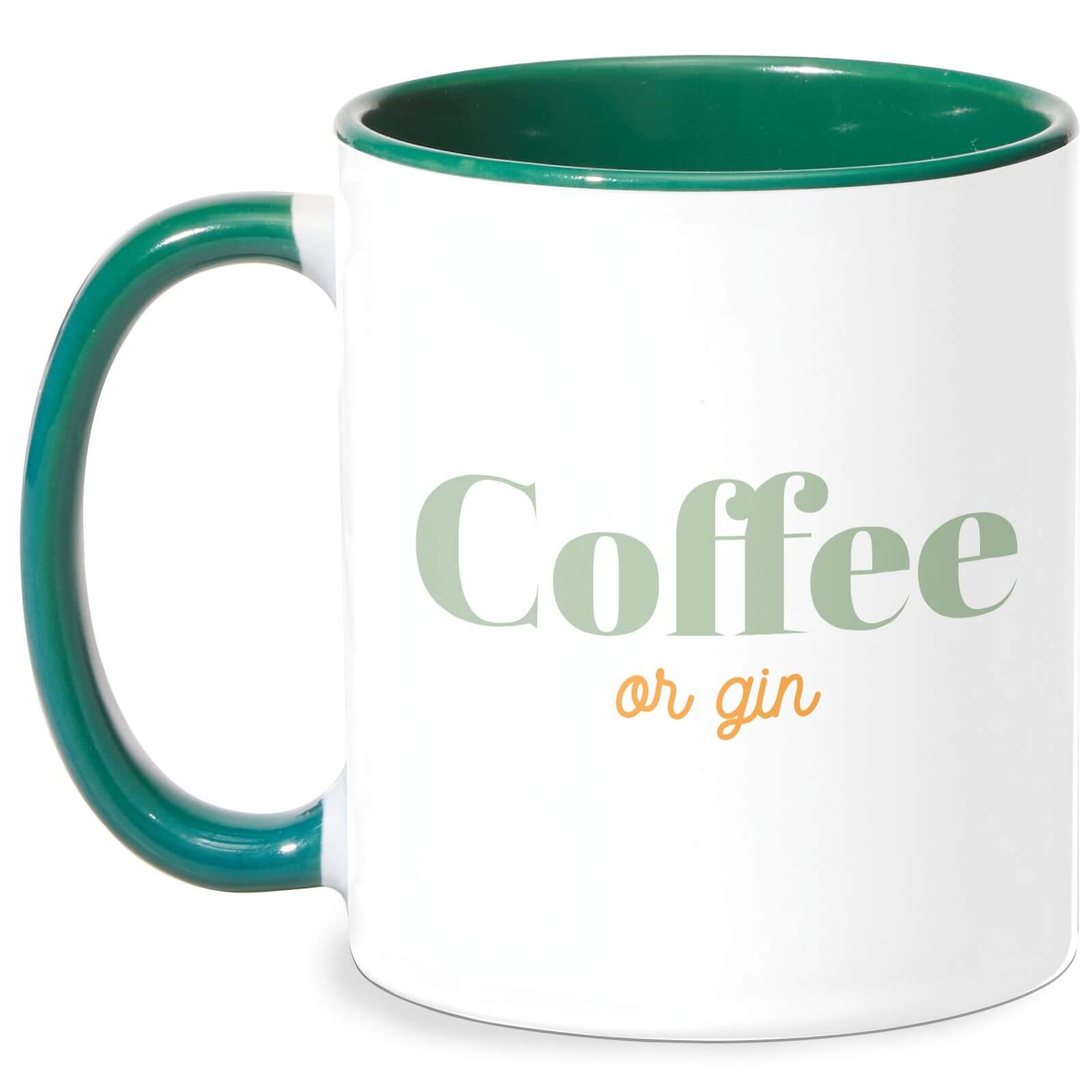 Coffee Or Gin Mug - White/Green