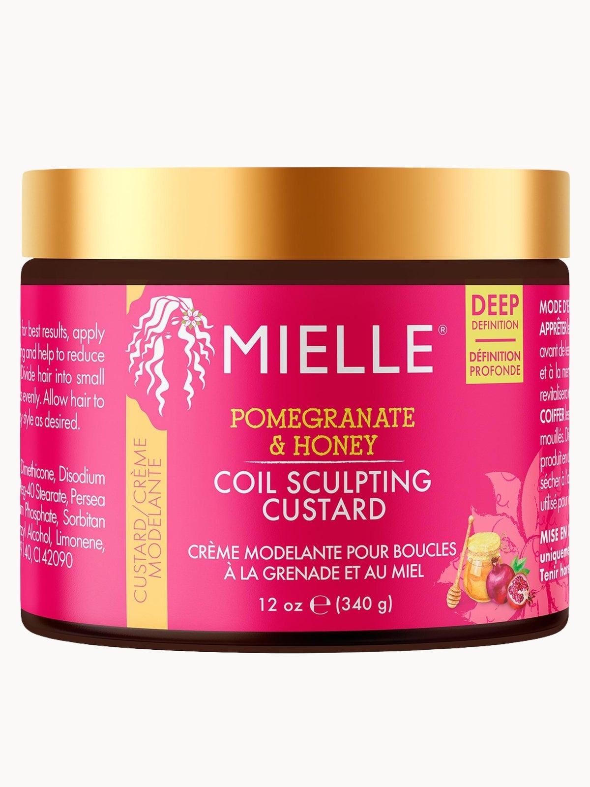 Mielle Organics Pomegranate and Honey Coil Sculpting Custard 340g
