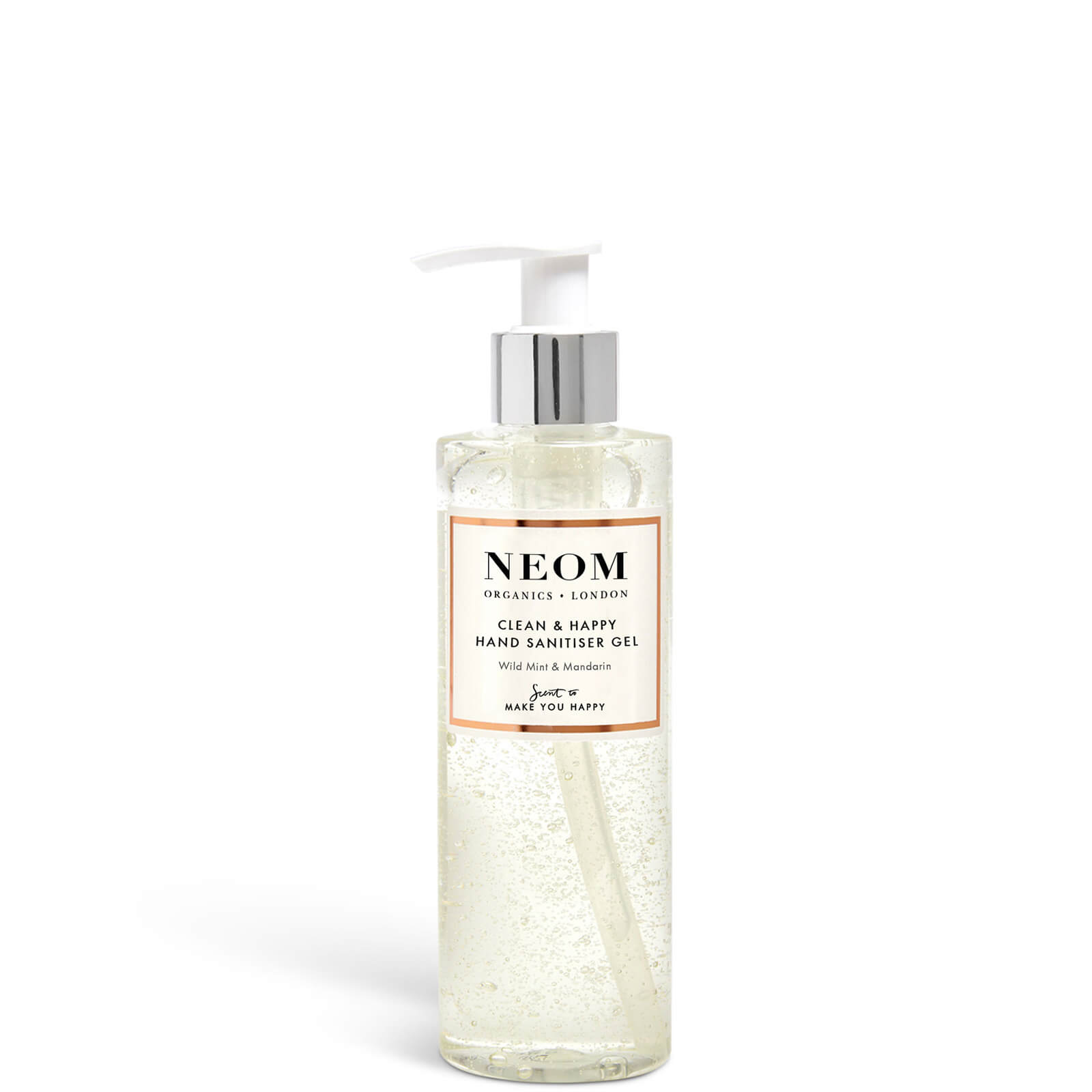 NEOM Clean and Happy Hand Sanitising Gel 250ml