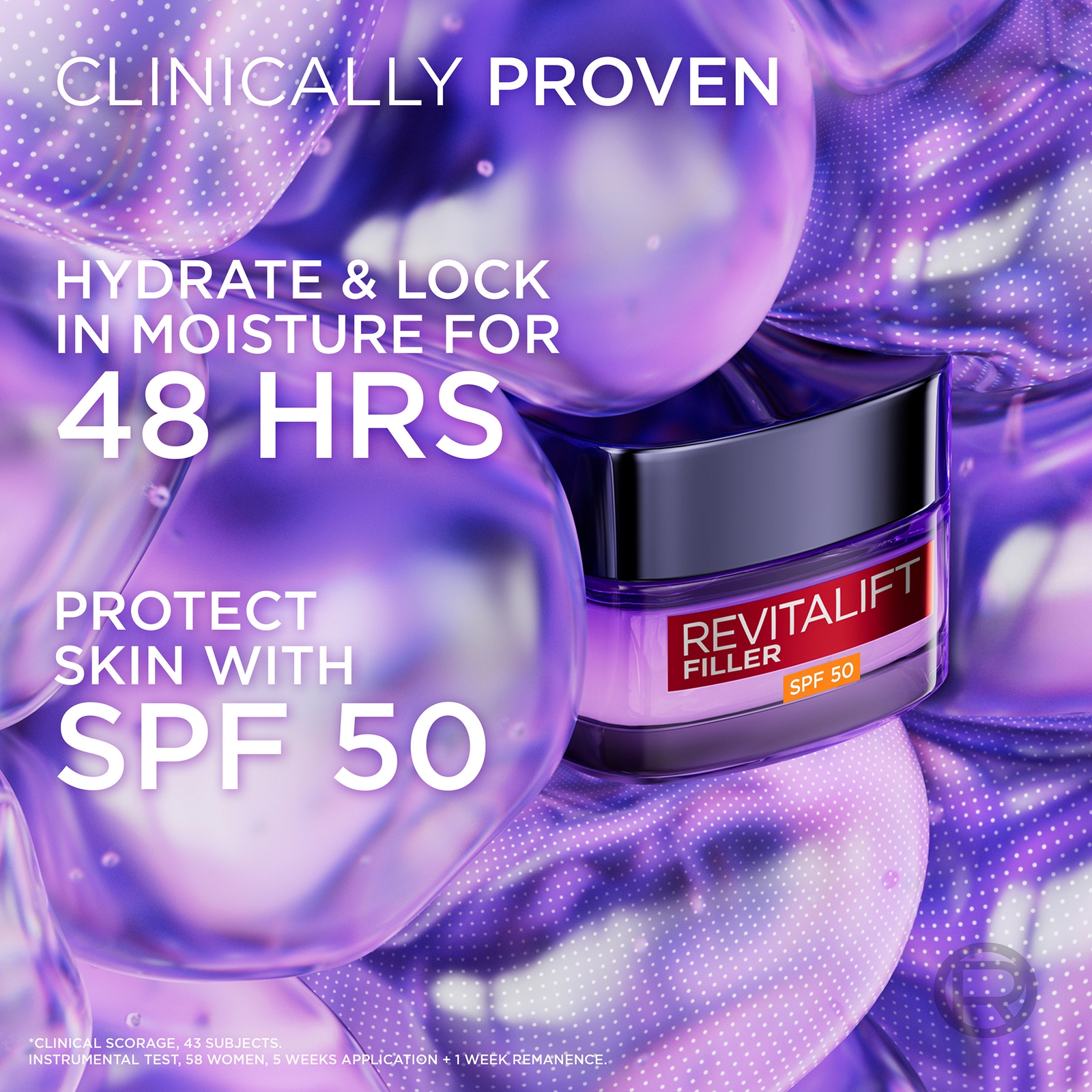 Thumbnail - L'Oréal Paris Revitalift Filler Hyaluronsäure Anti-Ageing SPF50 Tagescreme 50ml