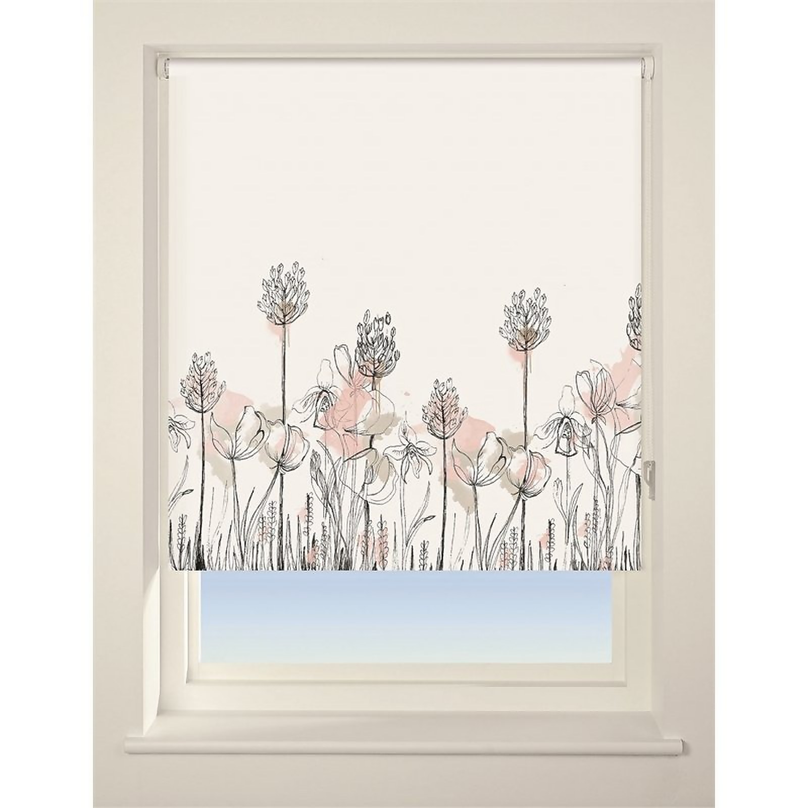 Floral Border Roller Blind 120cm Homebase Stickers are great for a quick transformation, but you can rest in the. floral border roller blind 120cm