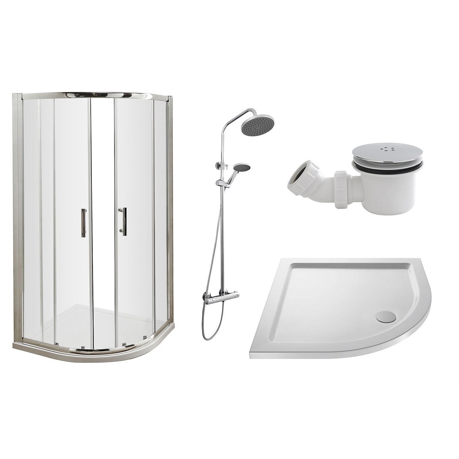 Balterley Quadrant Shower Package Homebase