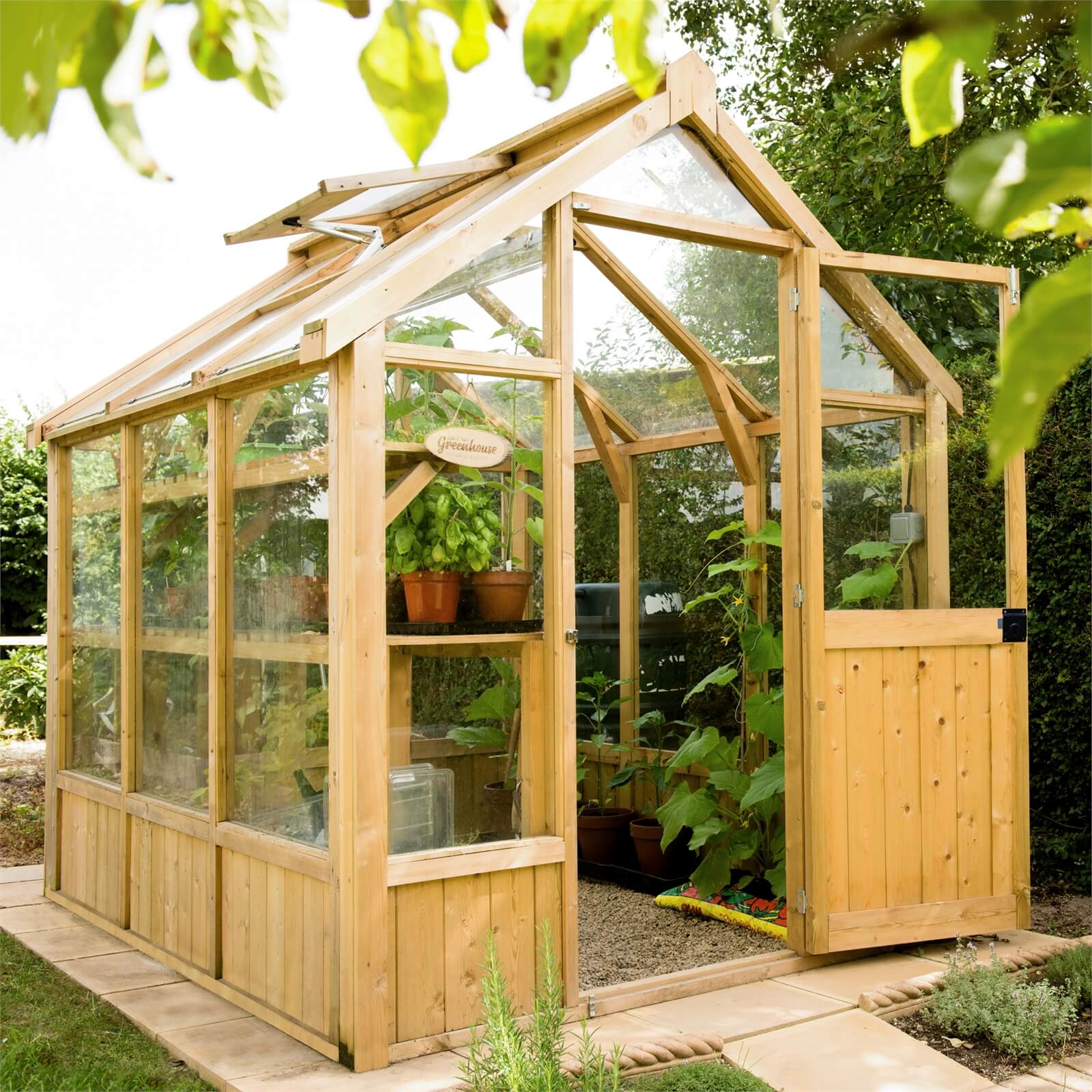 Forest (Installation Included) 8x6ft Vale Greenhouse Homebase