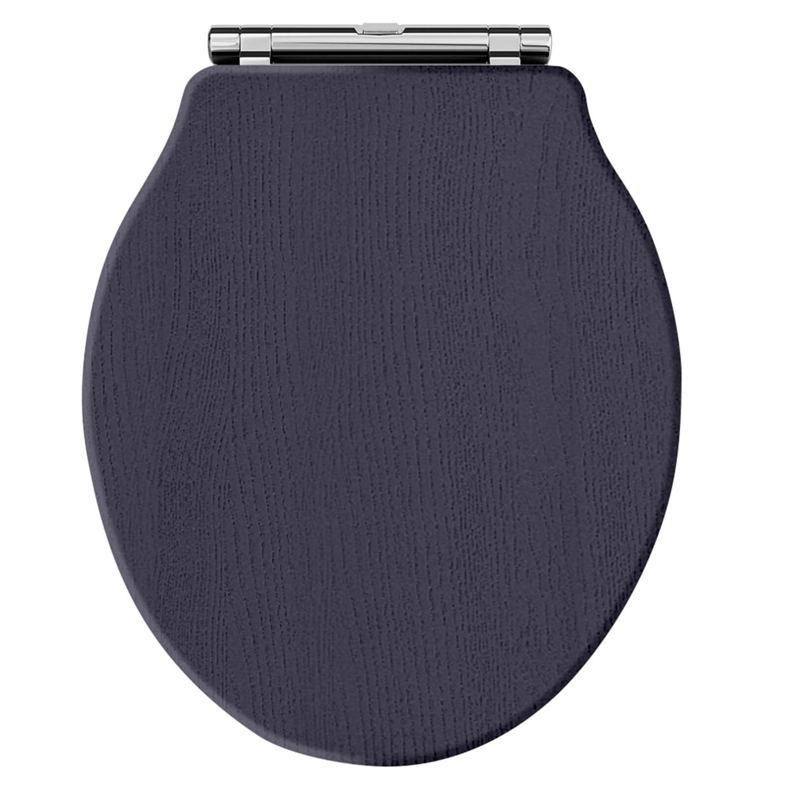 Balterley Harrington Curved Toilet Seat Blue Homebase