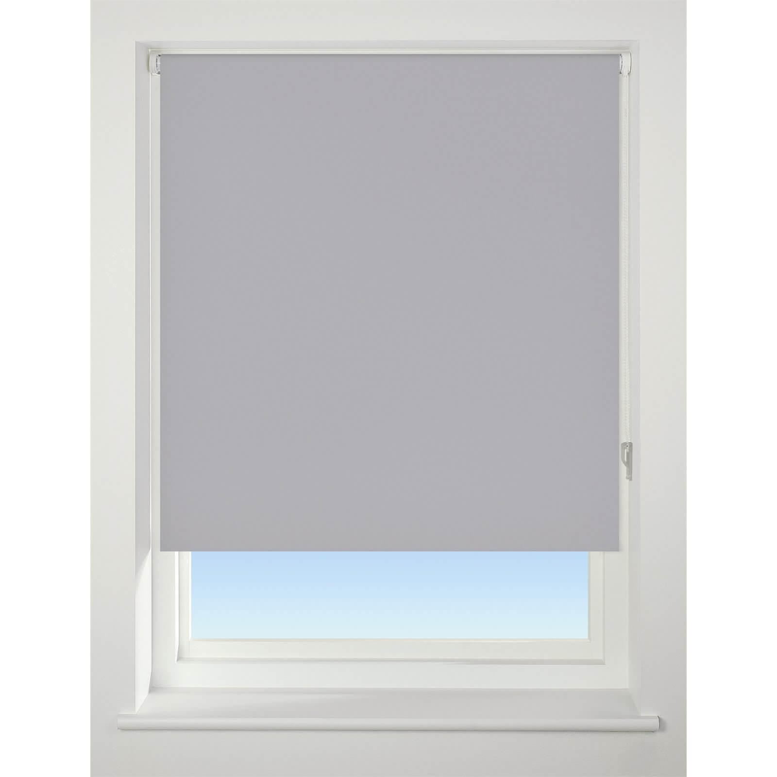 Light Grey Roller Blind 90cm Homebase