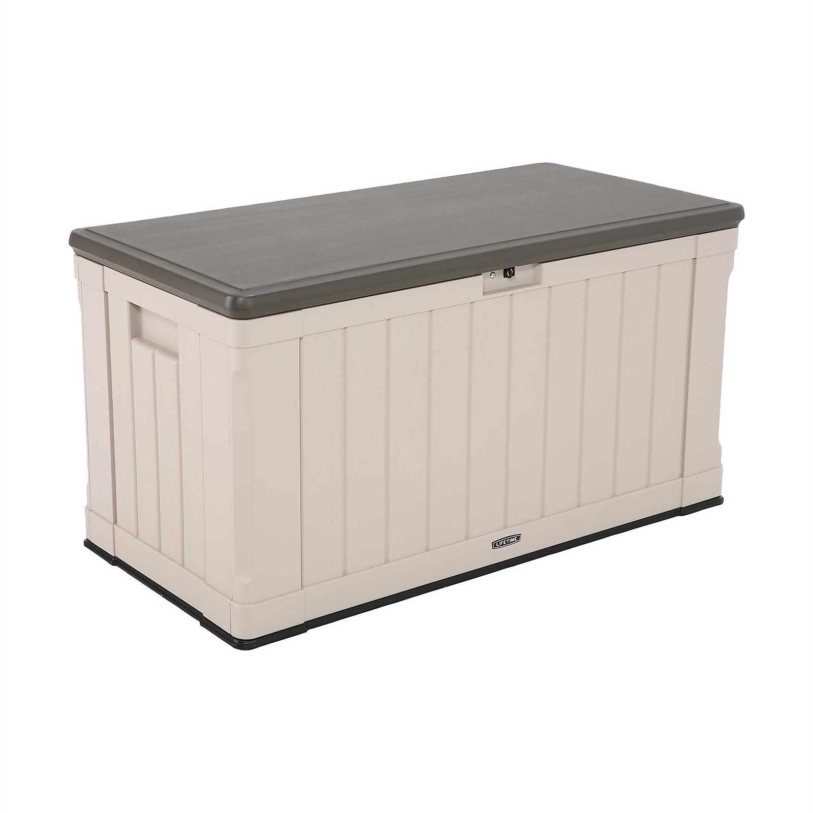 Lifetime Outdoor Plastic Garden Storage Box 439 Litres Homebase