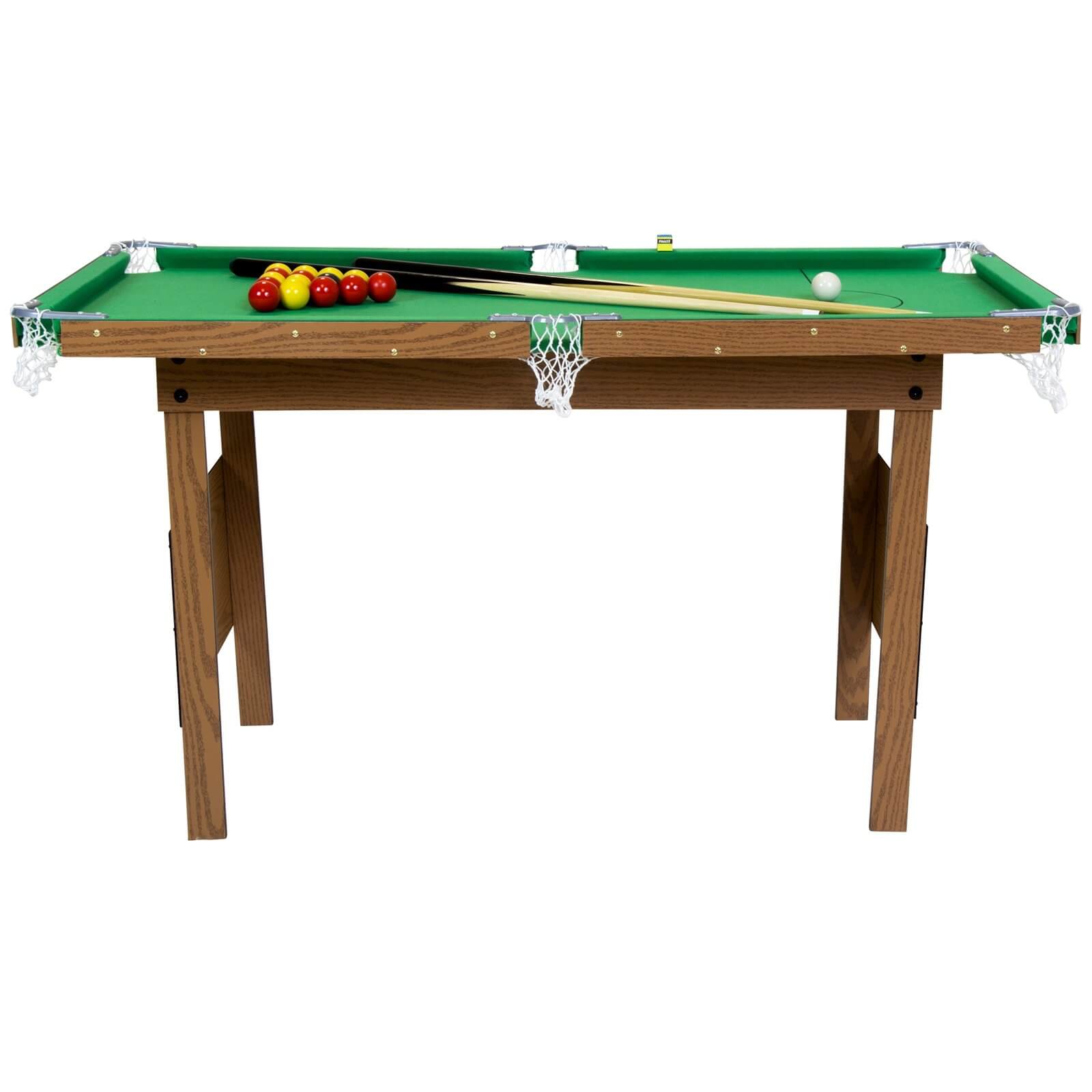 JUNIOR 4FT SNOOKER/POOL TABLE GREEN